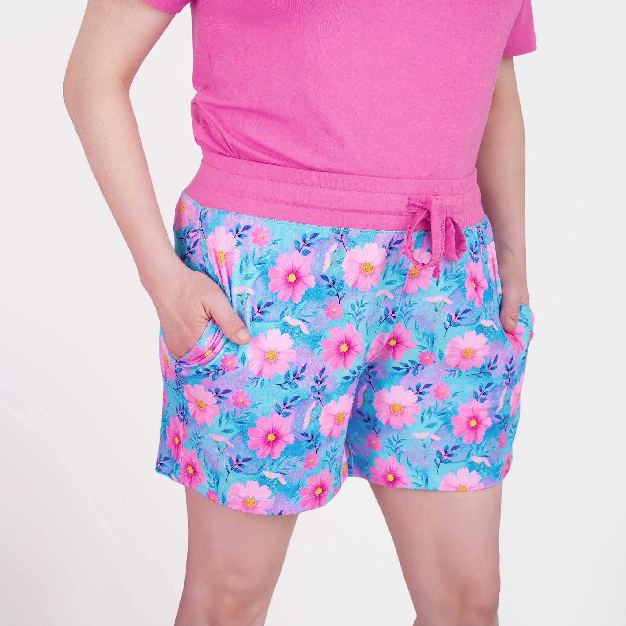 Dreamy Cosmos | Women's Bamboo Pajama Shorts