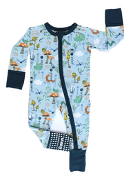 Bamboo Zipp Jammies - Critter Hollow