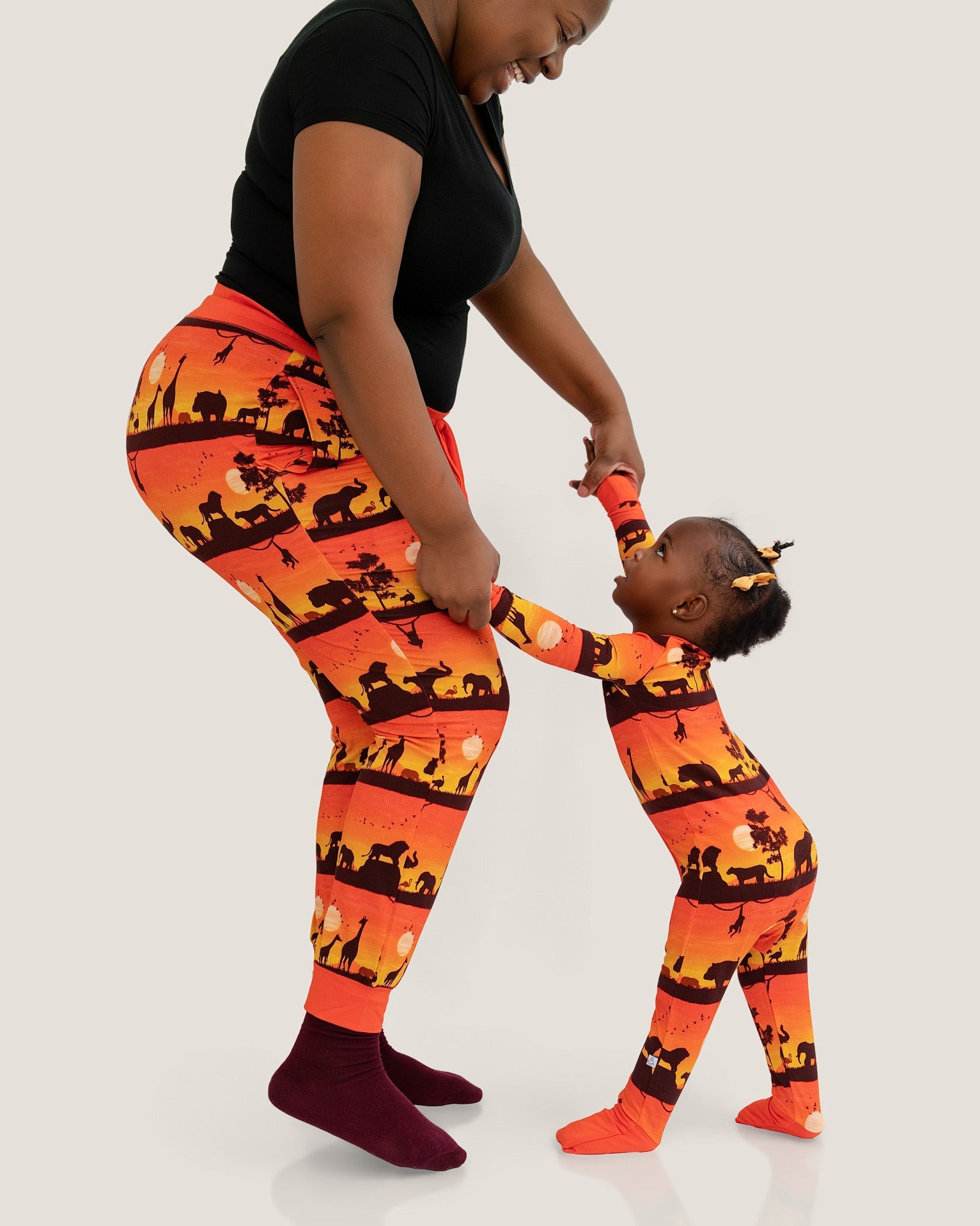 Sunset Safari | Bamboo Zipper Pajamas