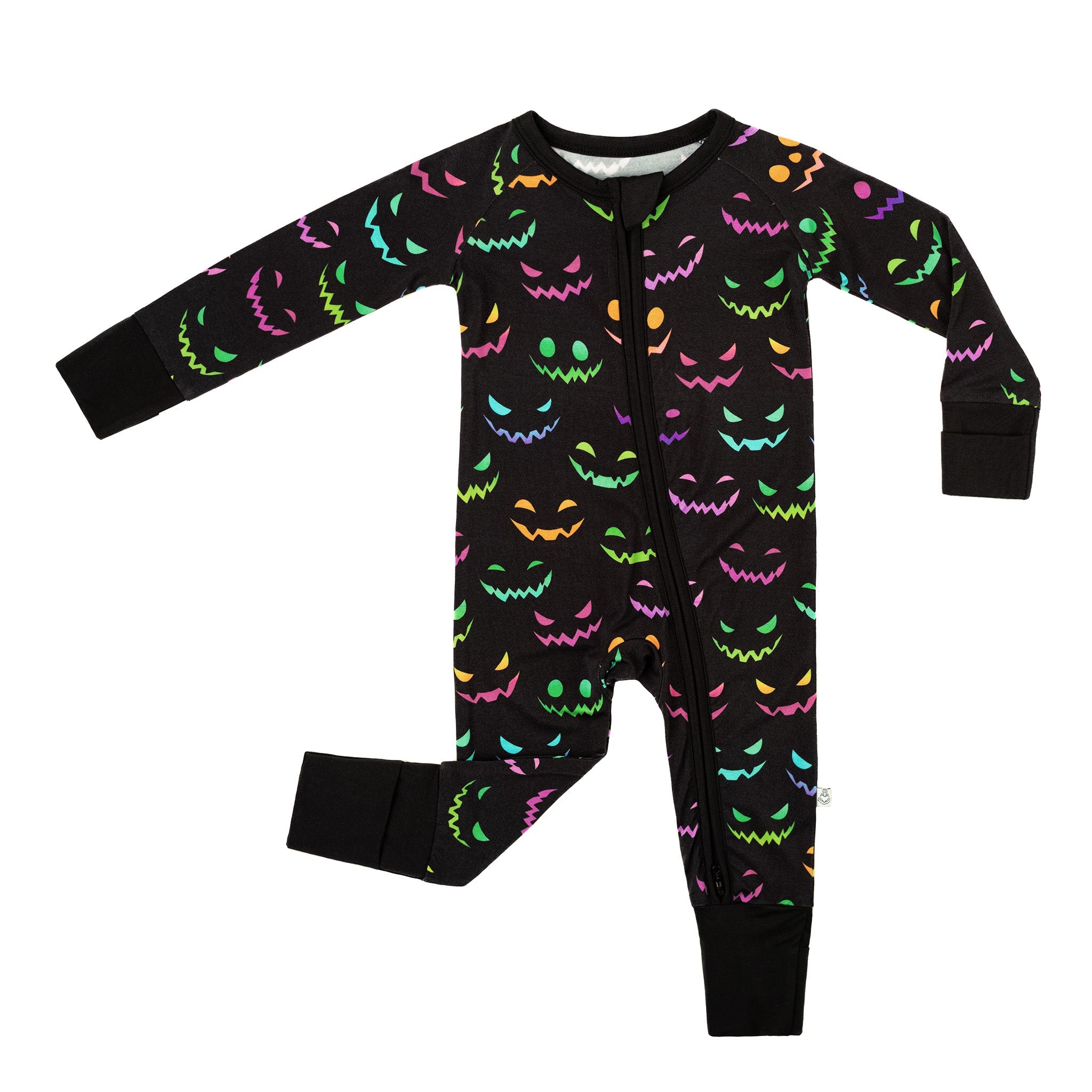 Halloween Night | Convertible Bamboo Zipper Baby Pajamas