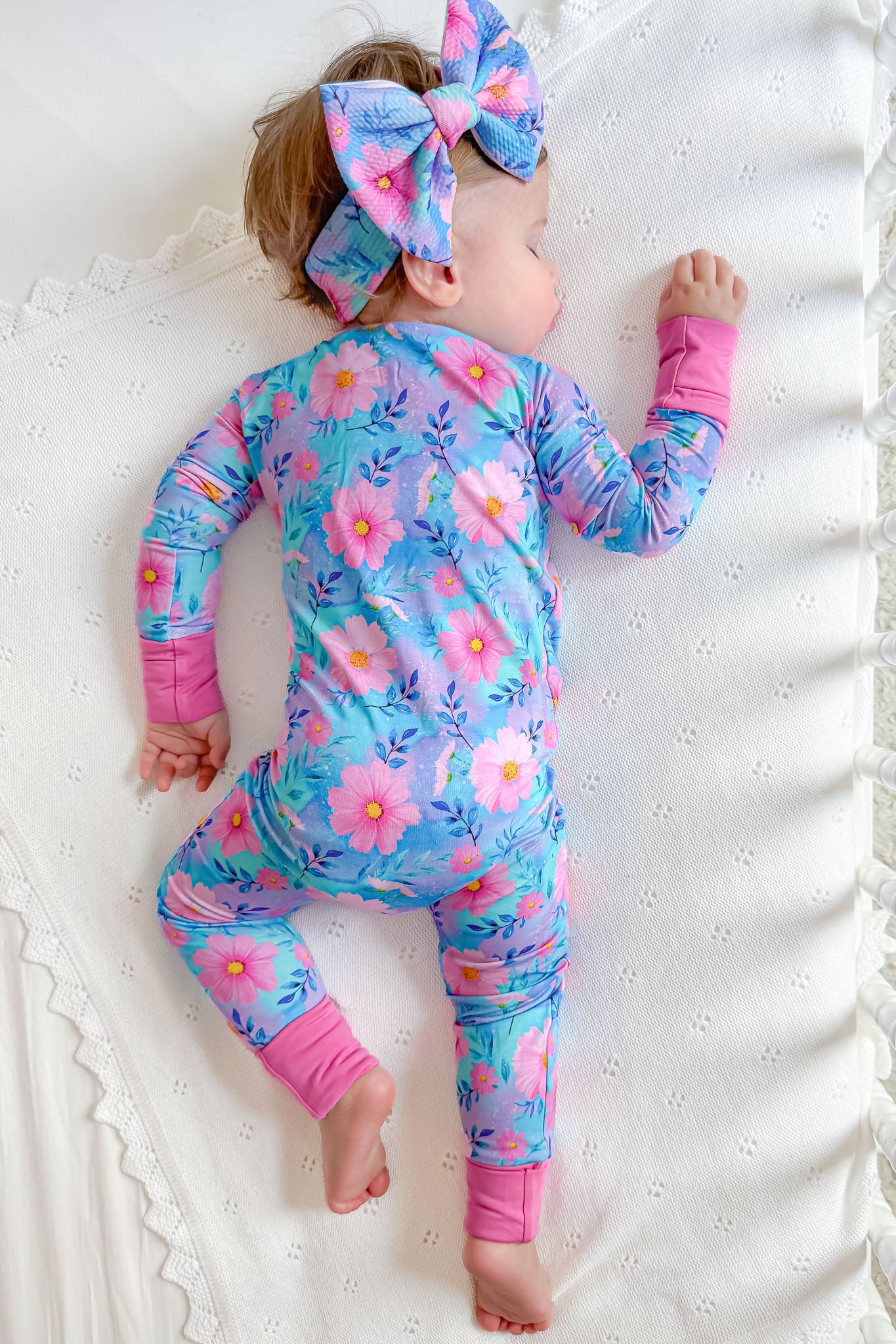 Dreamy Cosmos | Convertible Bamboo Zipper Baby Pajamas