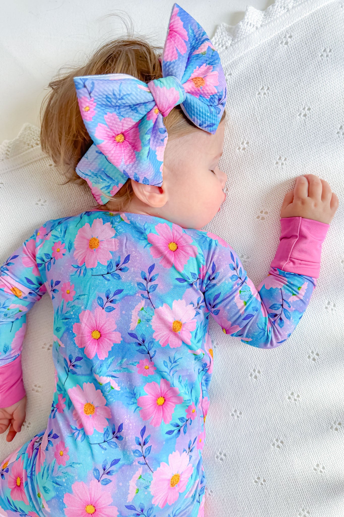 Dreamy Cosmos | Convertible Bamboo Zipper Baby Pajamas