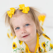 Lemon | Baby Bamboo Clip On Bow Set *new Style*