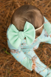 Jade | Toddler Girl Nylon Bow