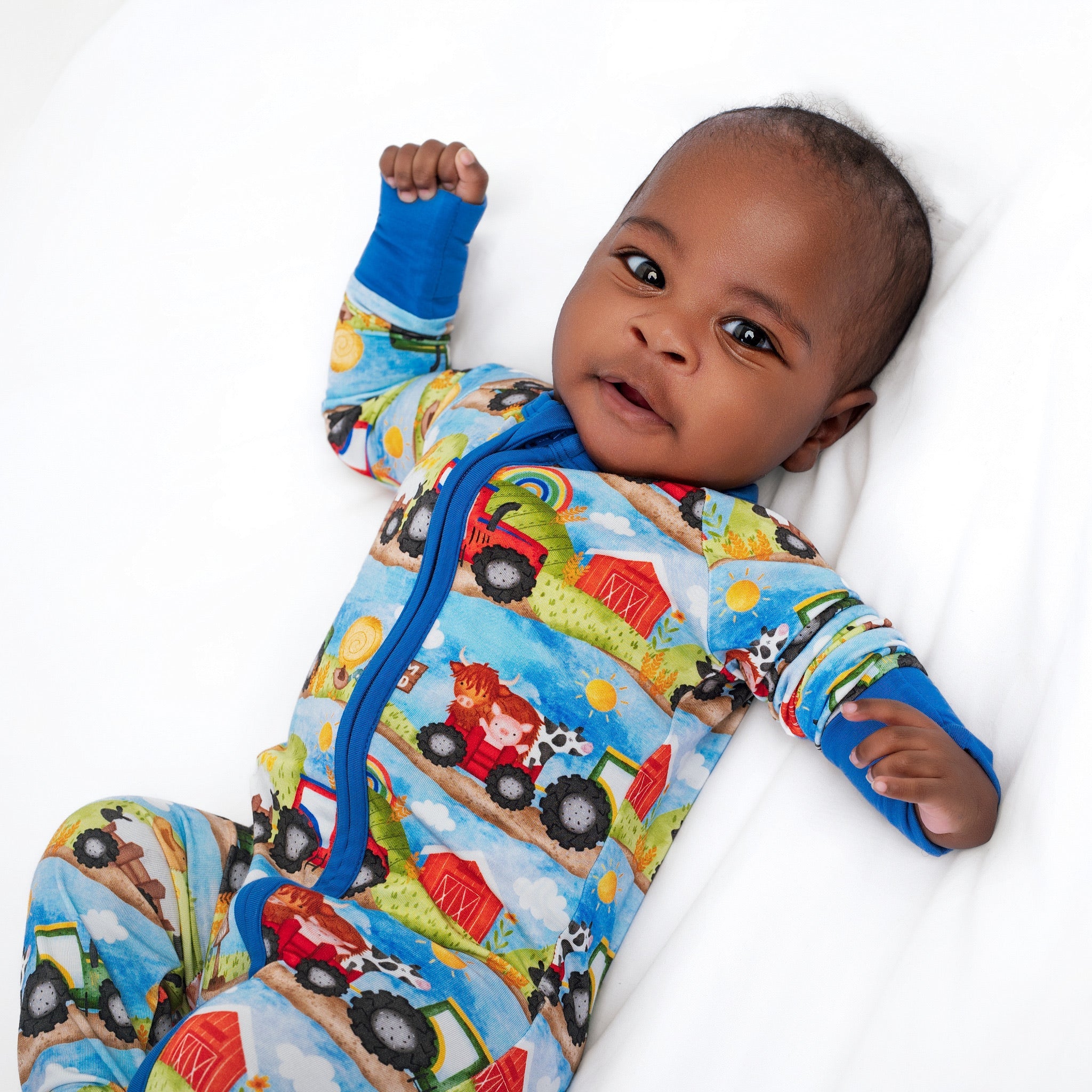 Farm Friends | Bamboo Zipper Pajamas