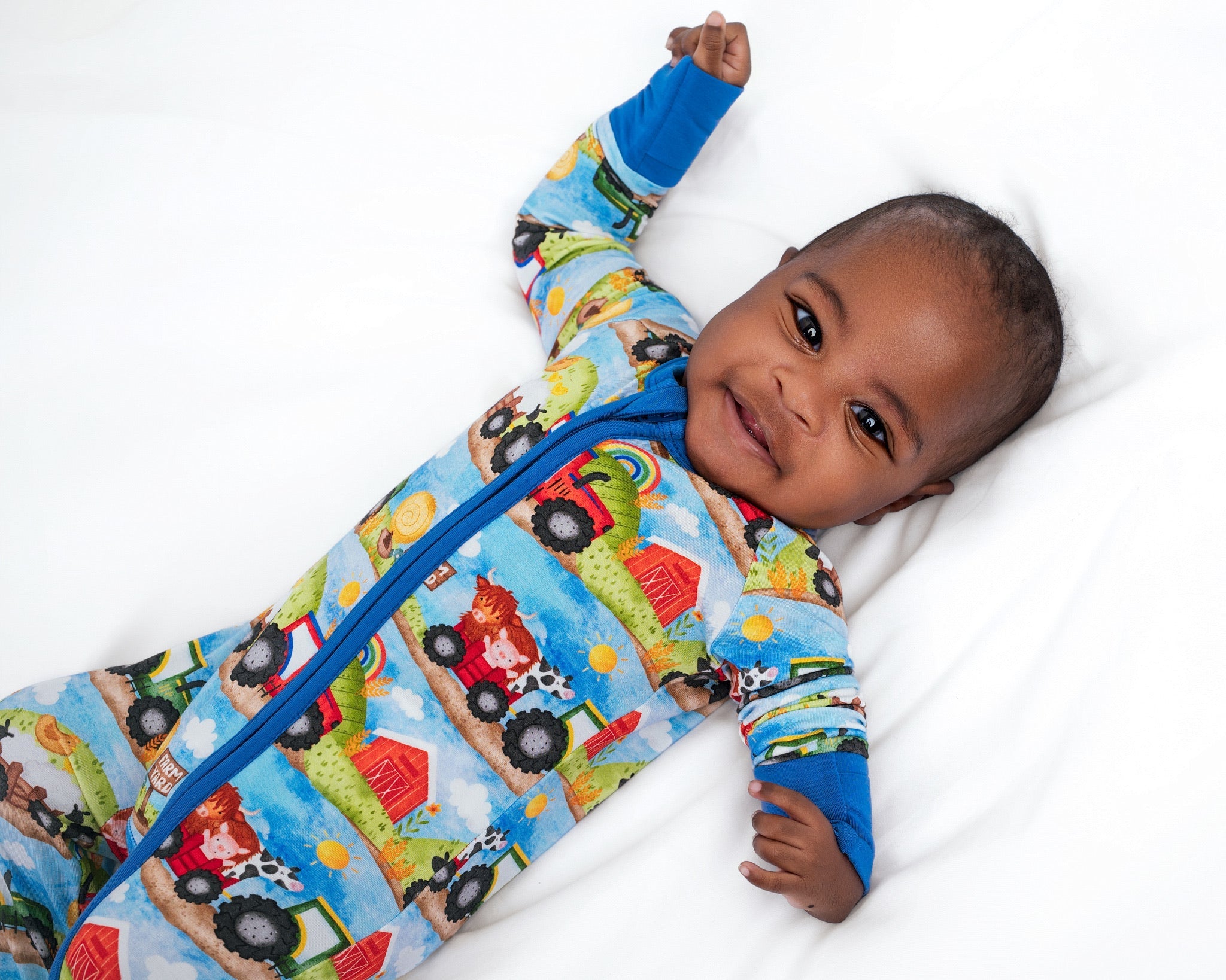 Farm Friends | Bamboo Zipper Pajamas