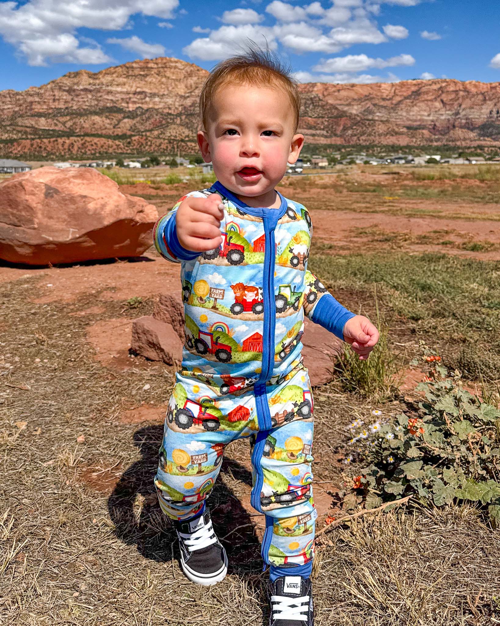 Farm Friends | Bamboo Zipper Pajamas