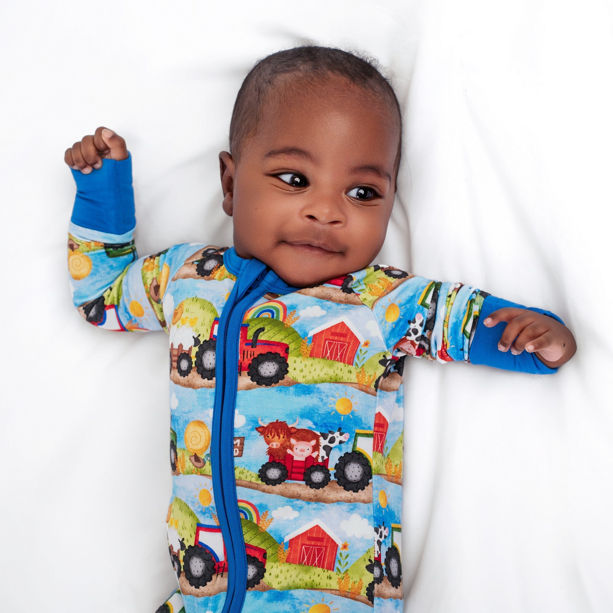 Farm Friends | Bamboo Zipper Pajamas