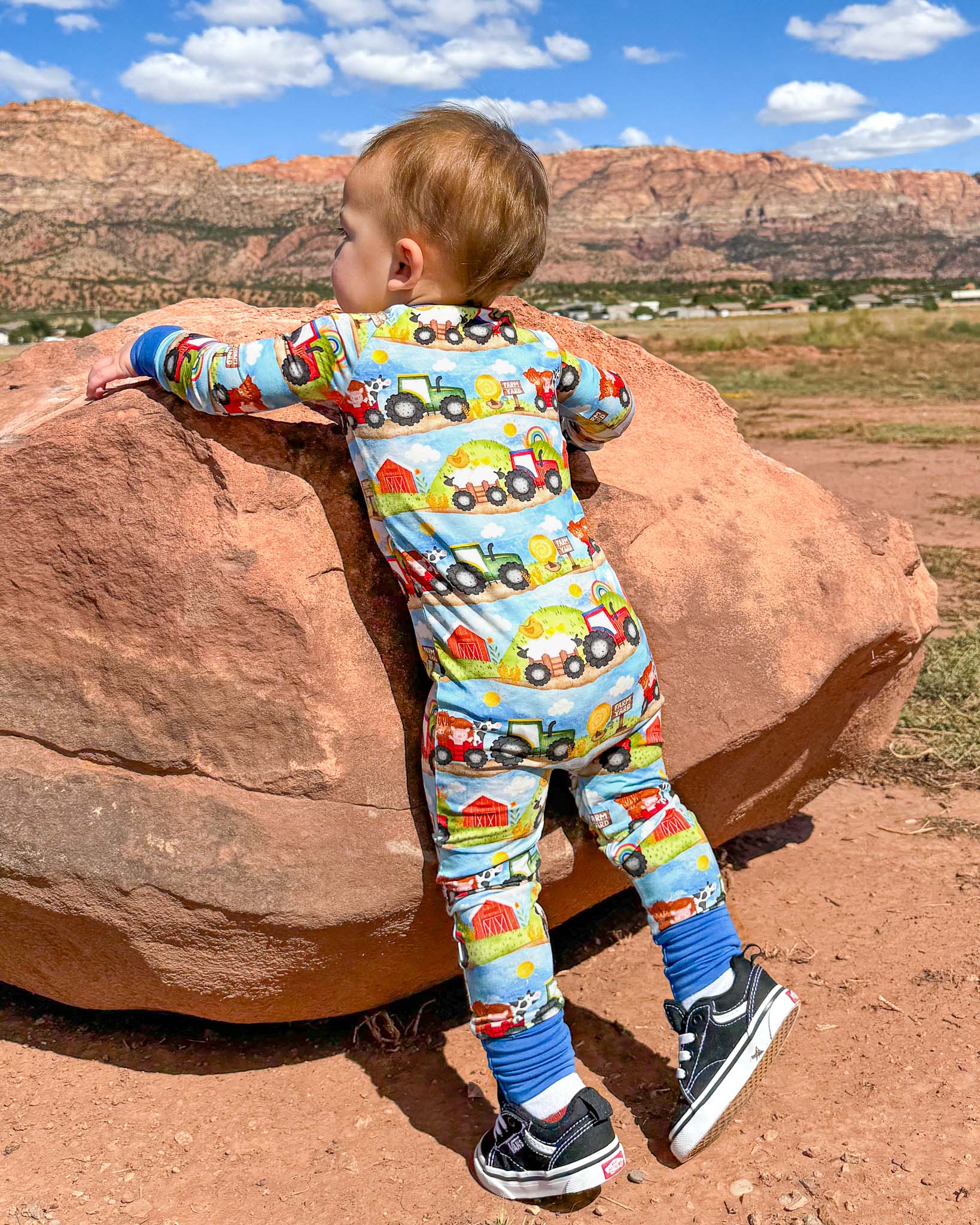Farm Friends | Bamboo Zipper Pajamas