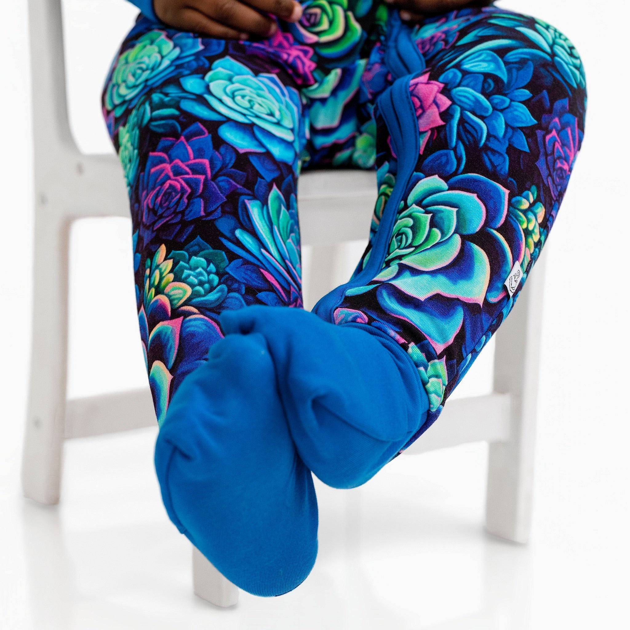 Electric Succulents | Bamboo Zipper Pajamas