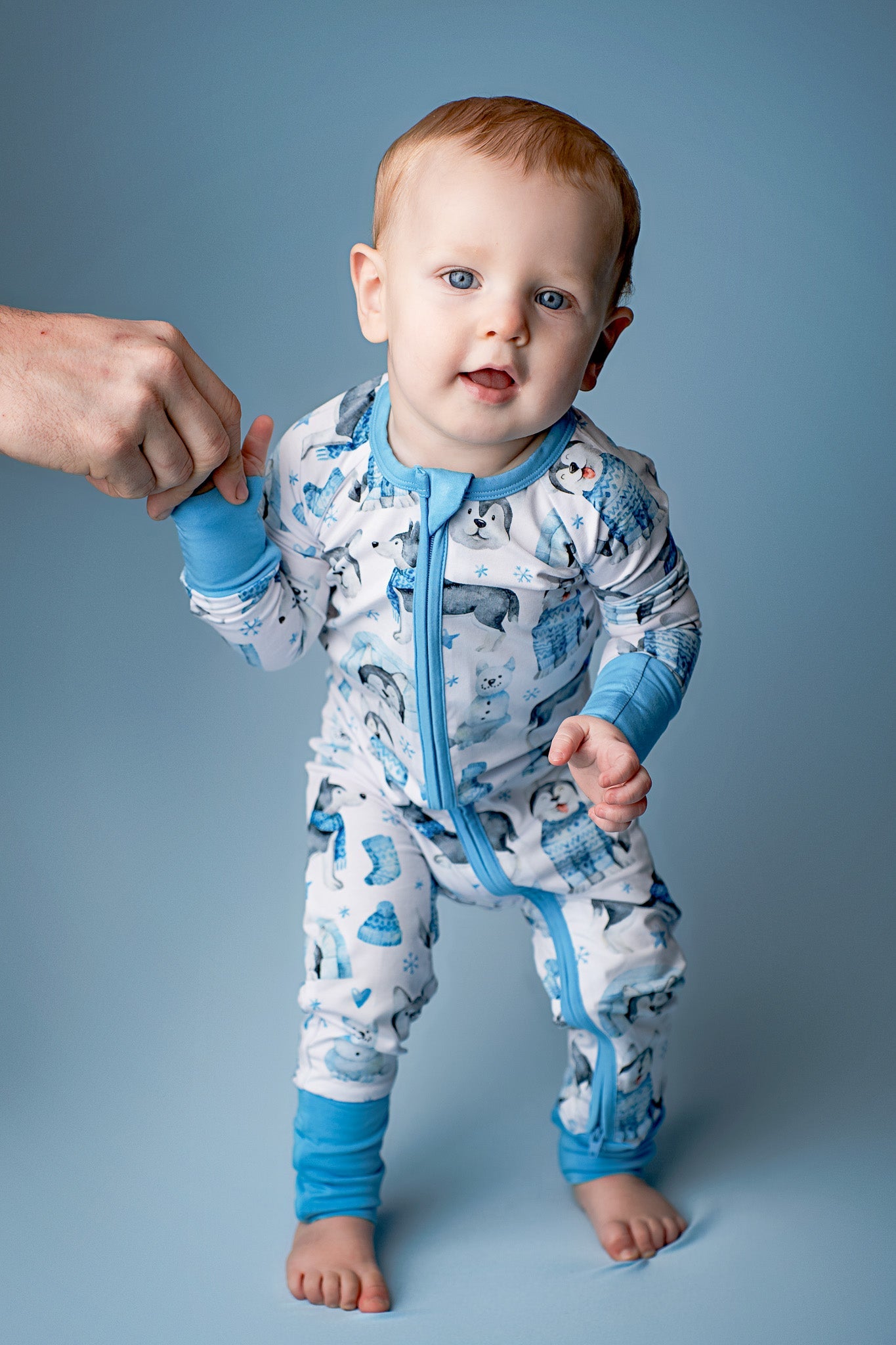 Arctic Huskies | Bamboo Zipper Pajamas