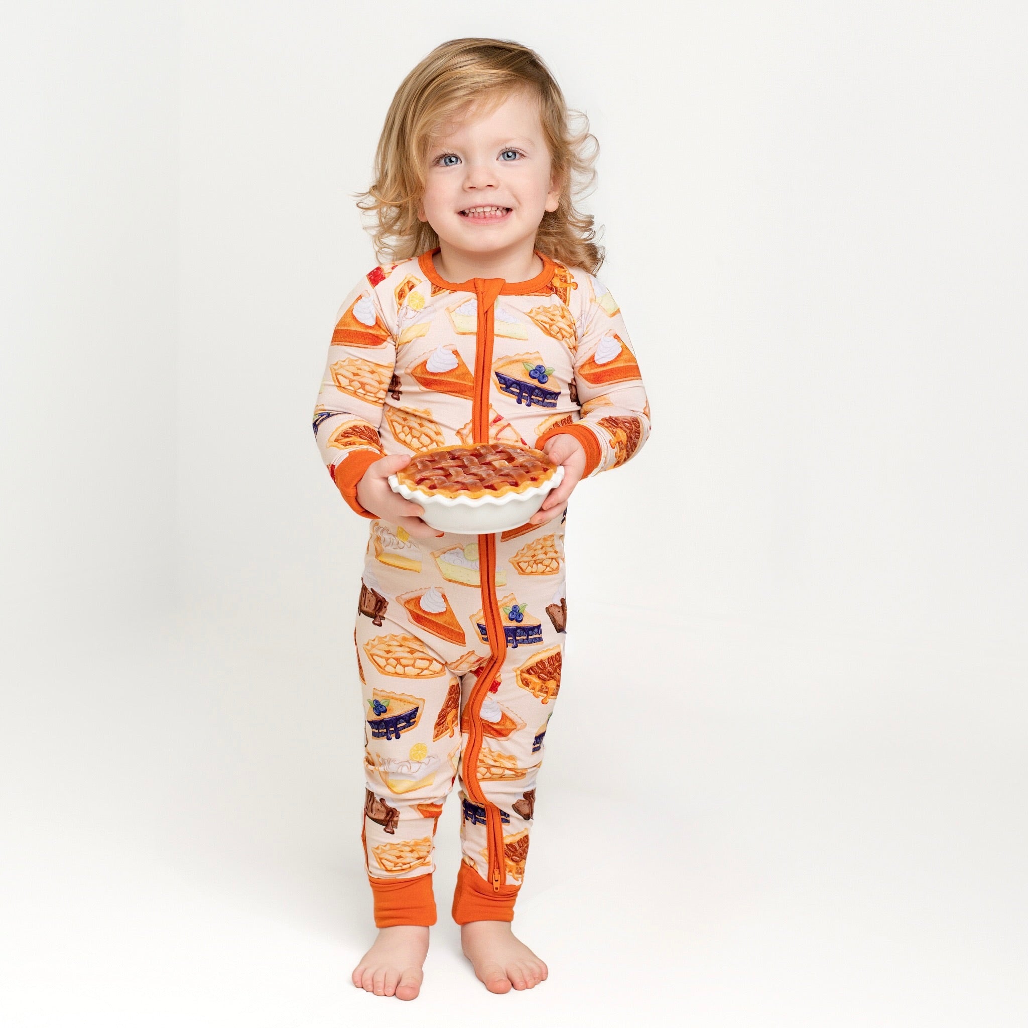Slice Of Pie | Bamboo Zipper Pajamas