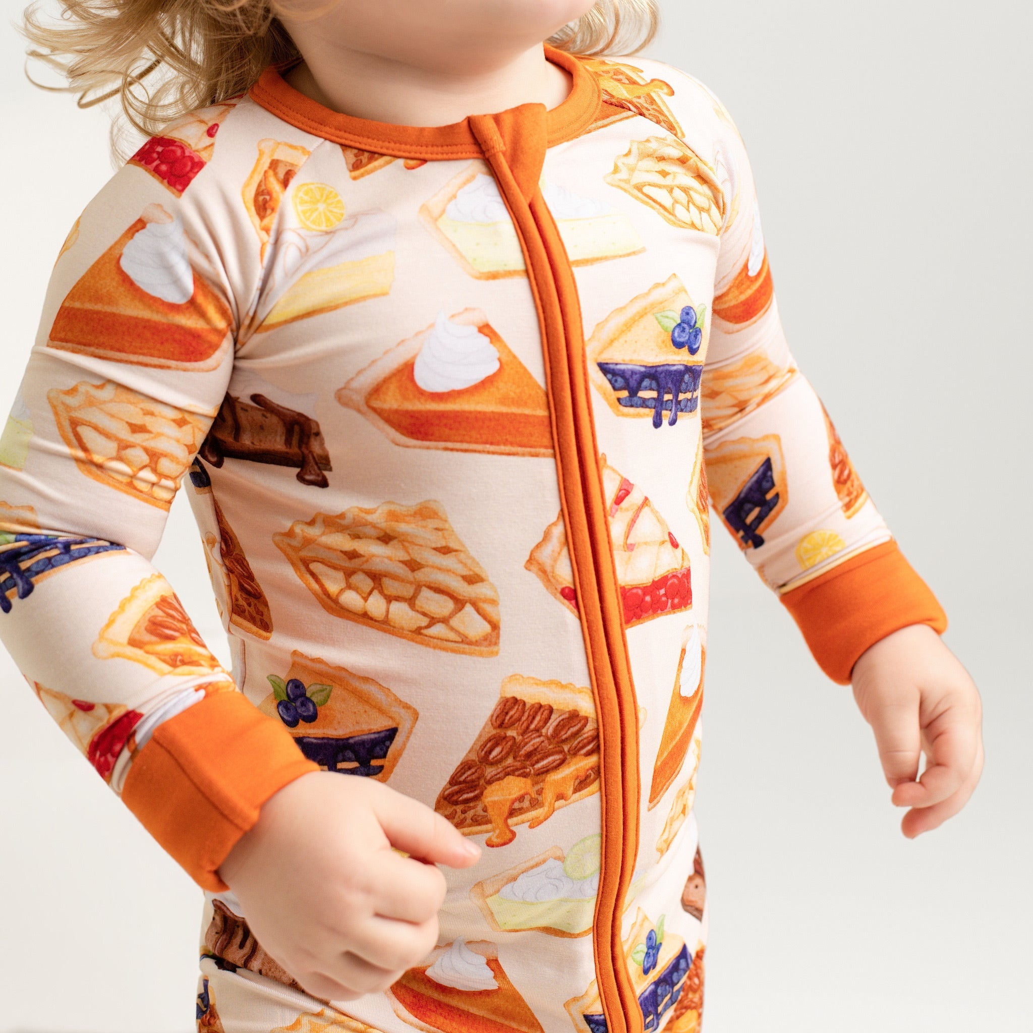 Slice Of Pie | Bamboo Zipper Pajamas