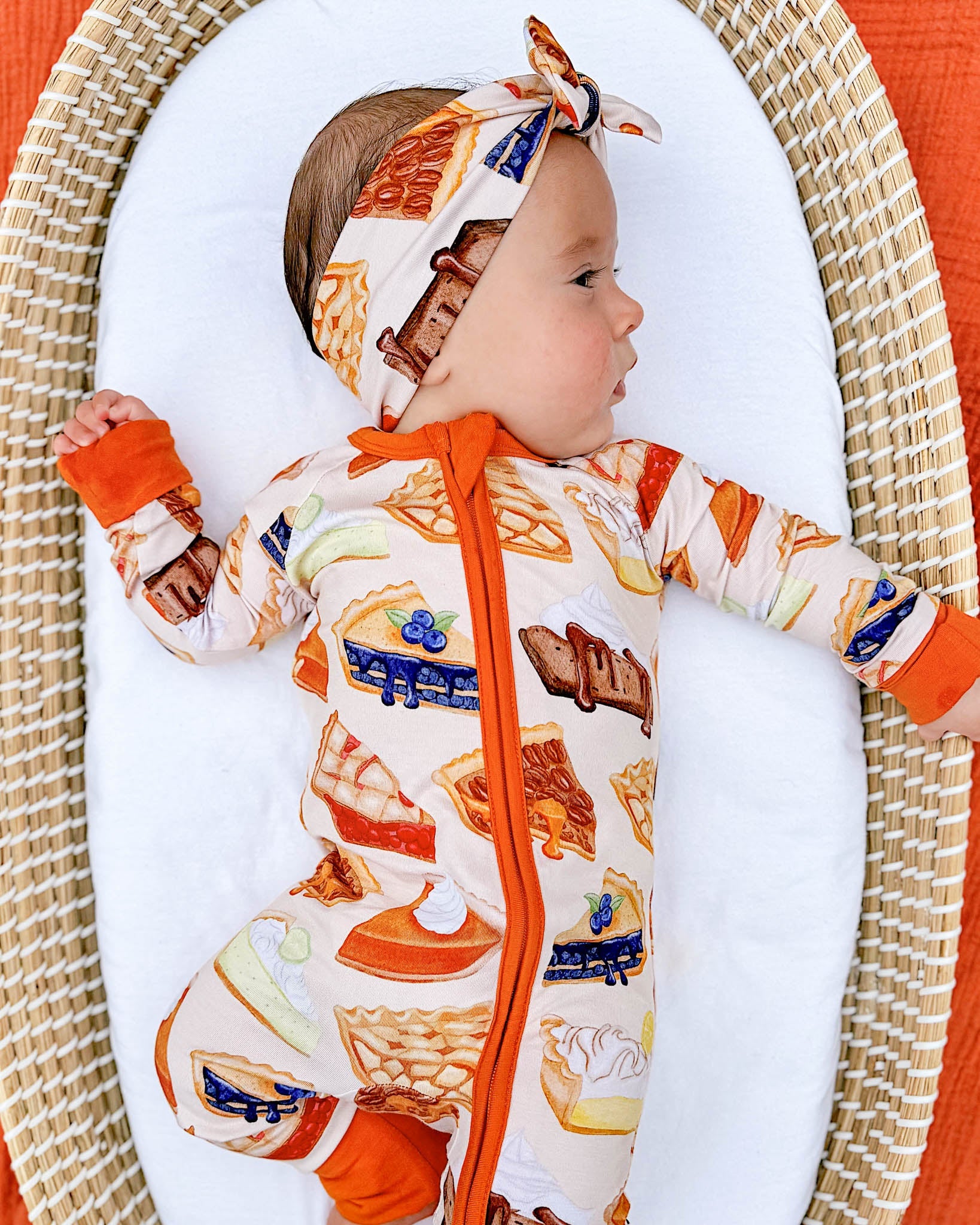Slice Of Pie | Bamboo Zipper Pajamas