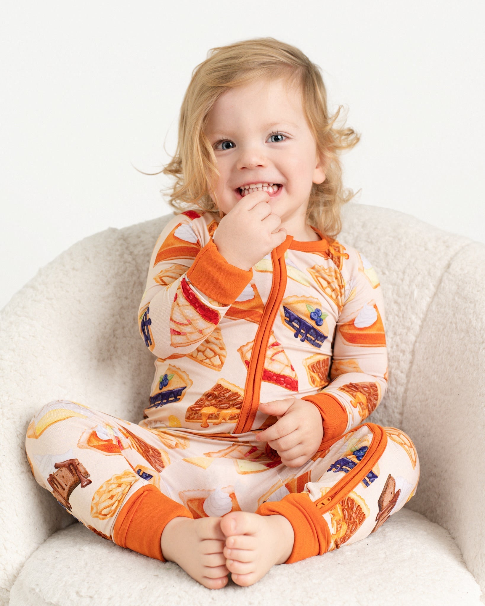 Slice Of Pie | Bamboo Zipper Pajamas