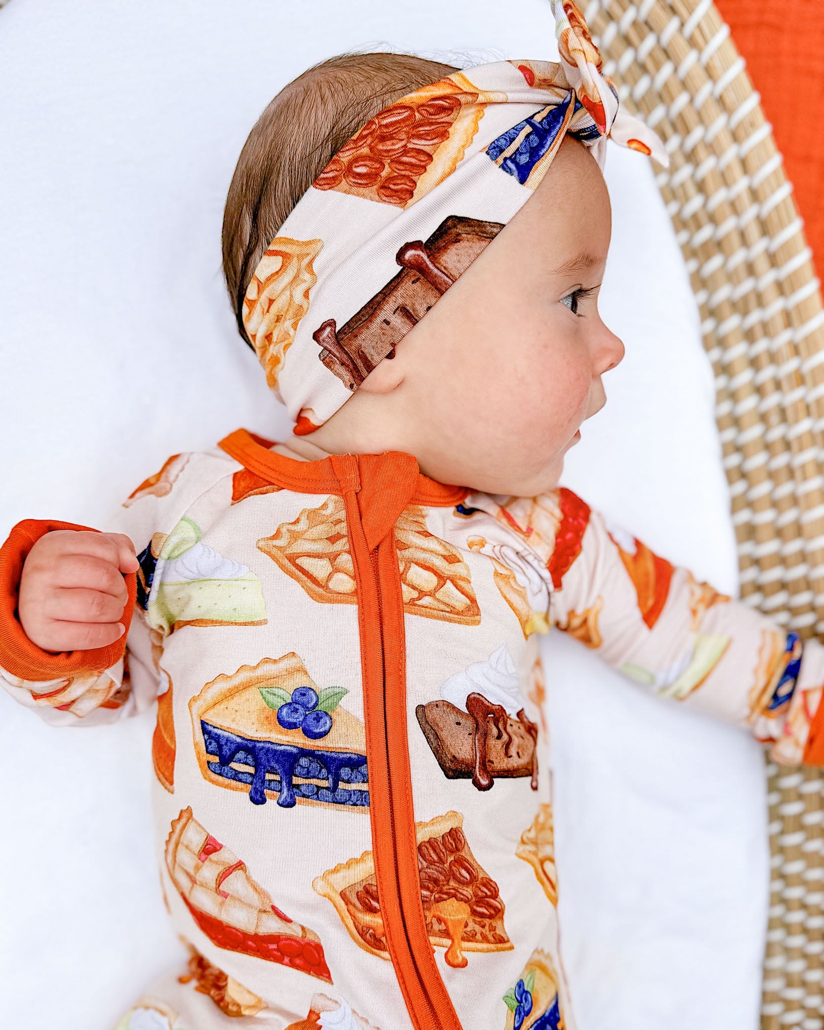 Slice Of Pie | Bamboo Headband Bow