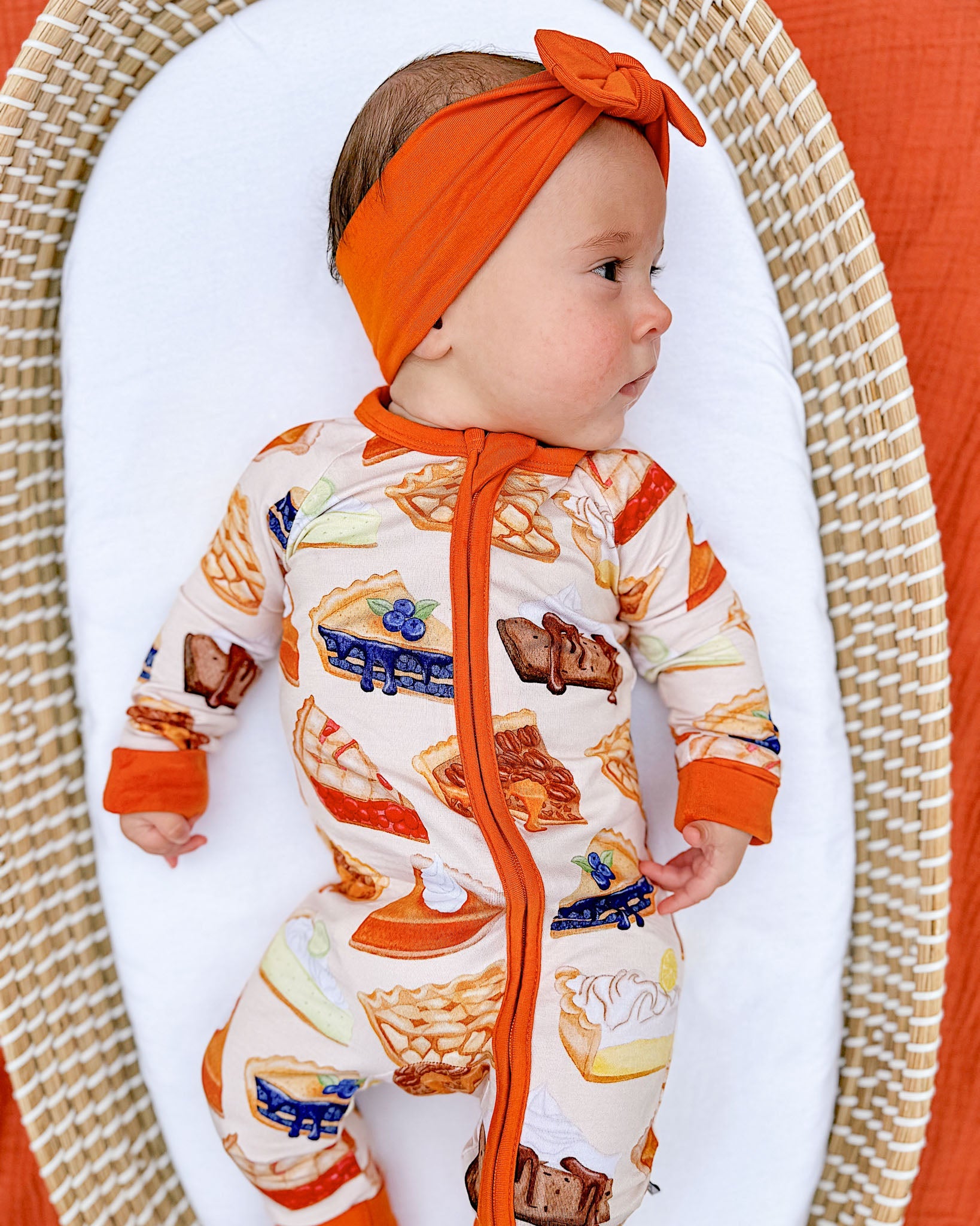 Pumpkin Spice | Bamboo Headband Bow