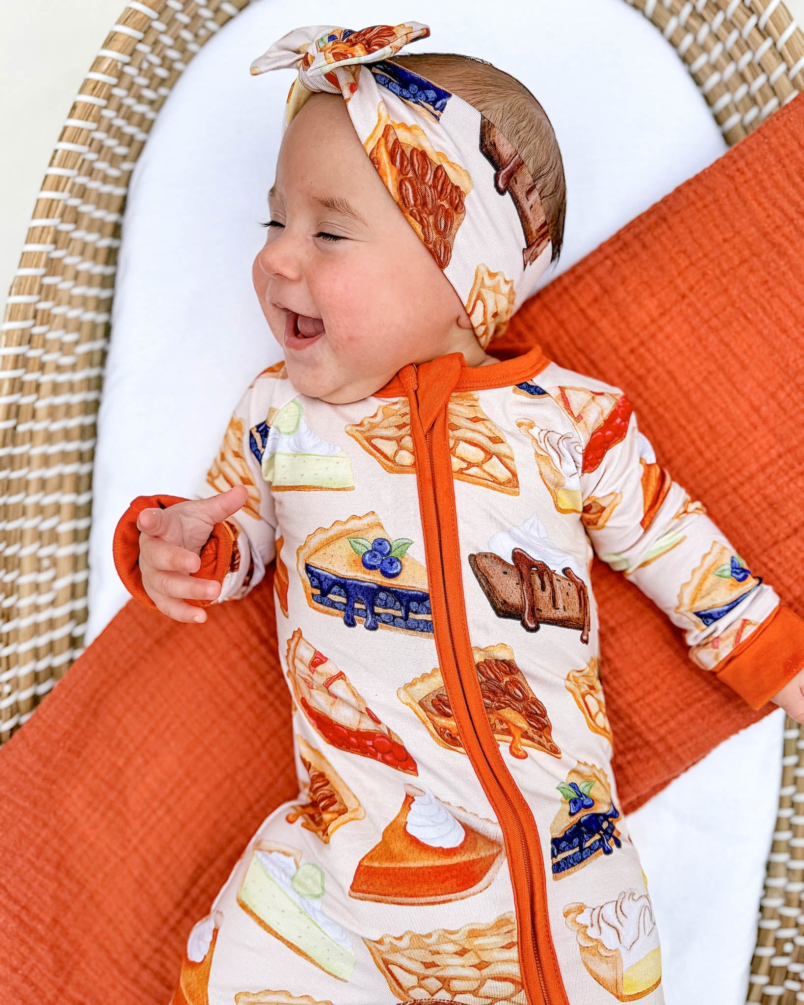 Slice Of Pie | Bamboo Zipper Pajamas