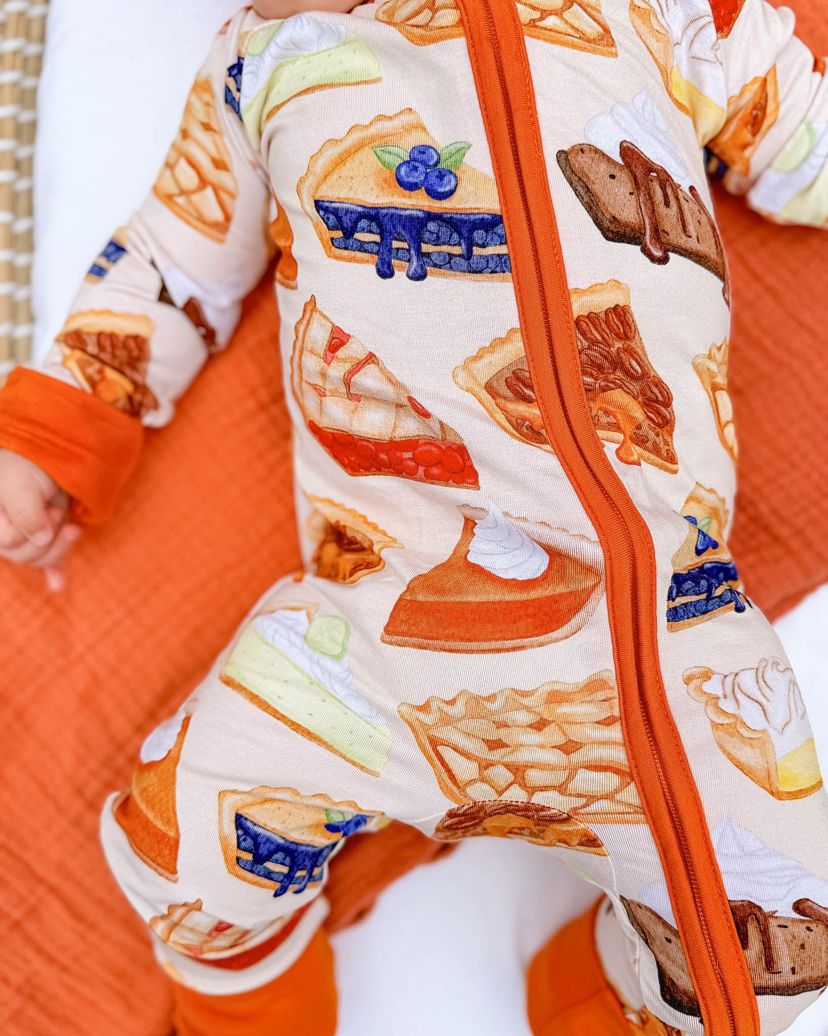 Slice Of Pie | Bamboo Zipper Pajamas