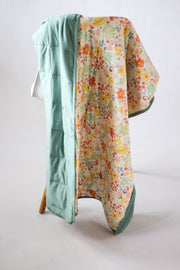 My First Flower Bamboo Toddler Blanket | Soft Flower Print Baby Blanket