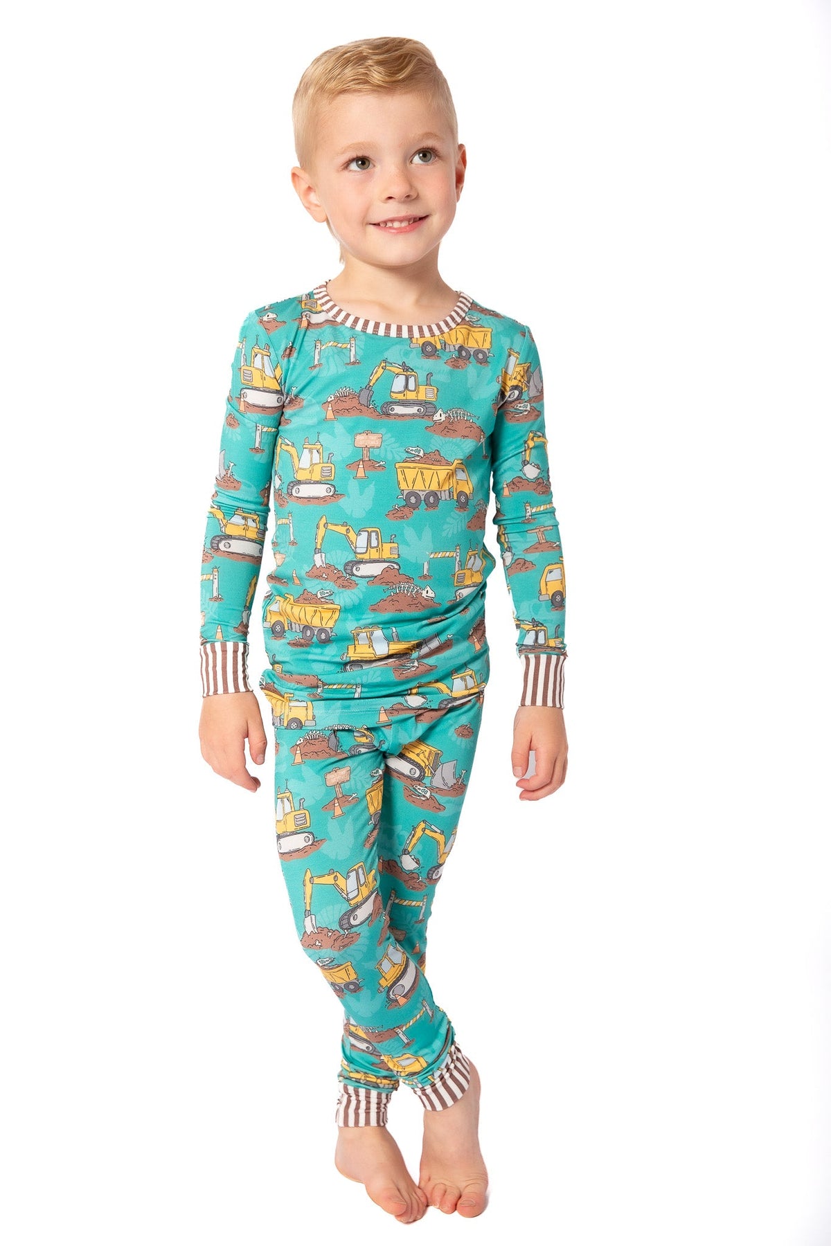 My First Fossil Adventure Bamboo Two Piece Pajamas