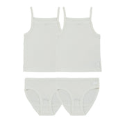Bamboo Cotton White, Girl  (2 Sets)