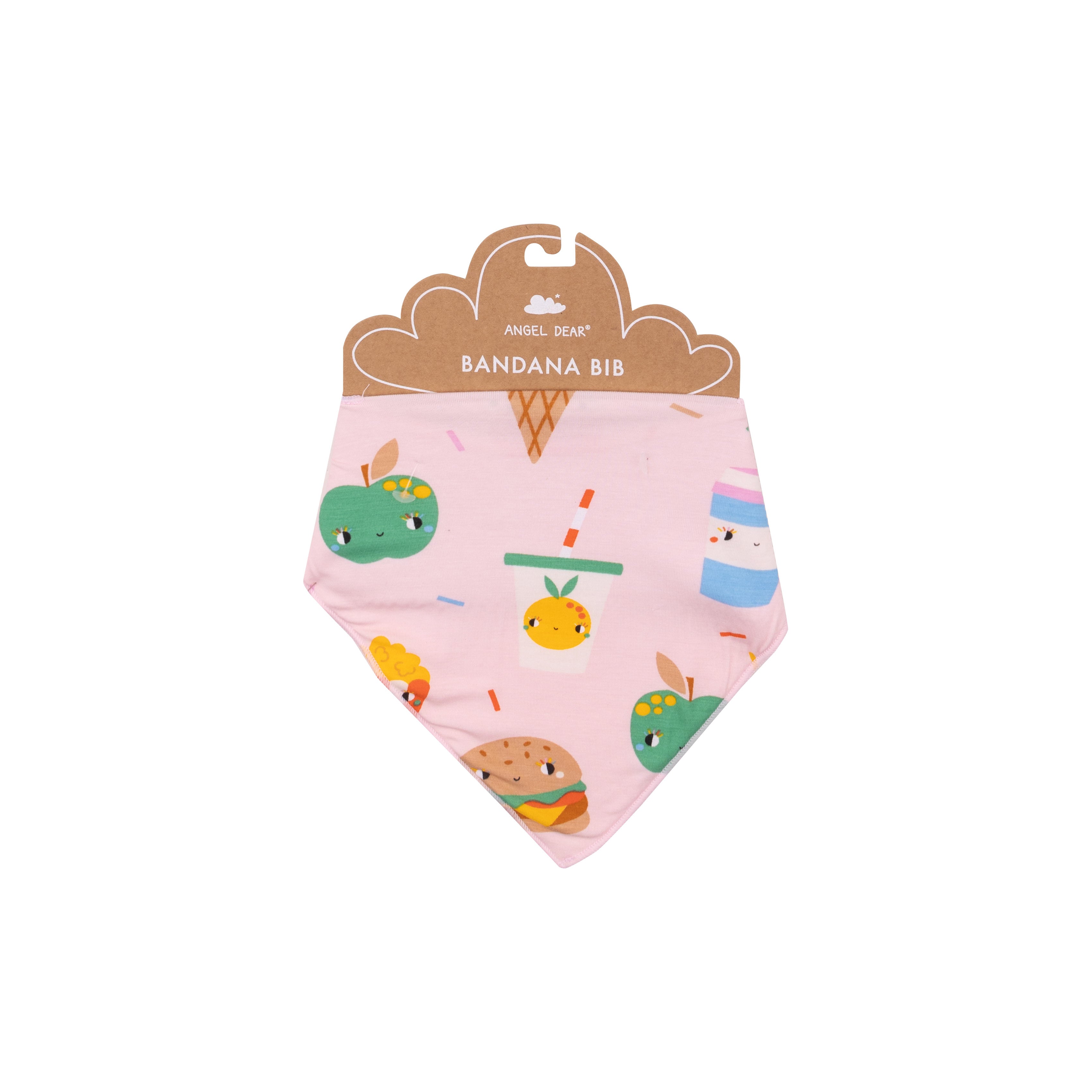 Bandana Bib - Send Snacks Pink