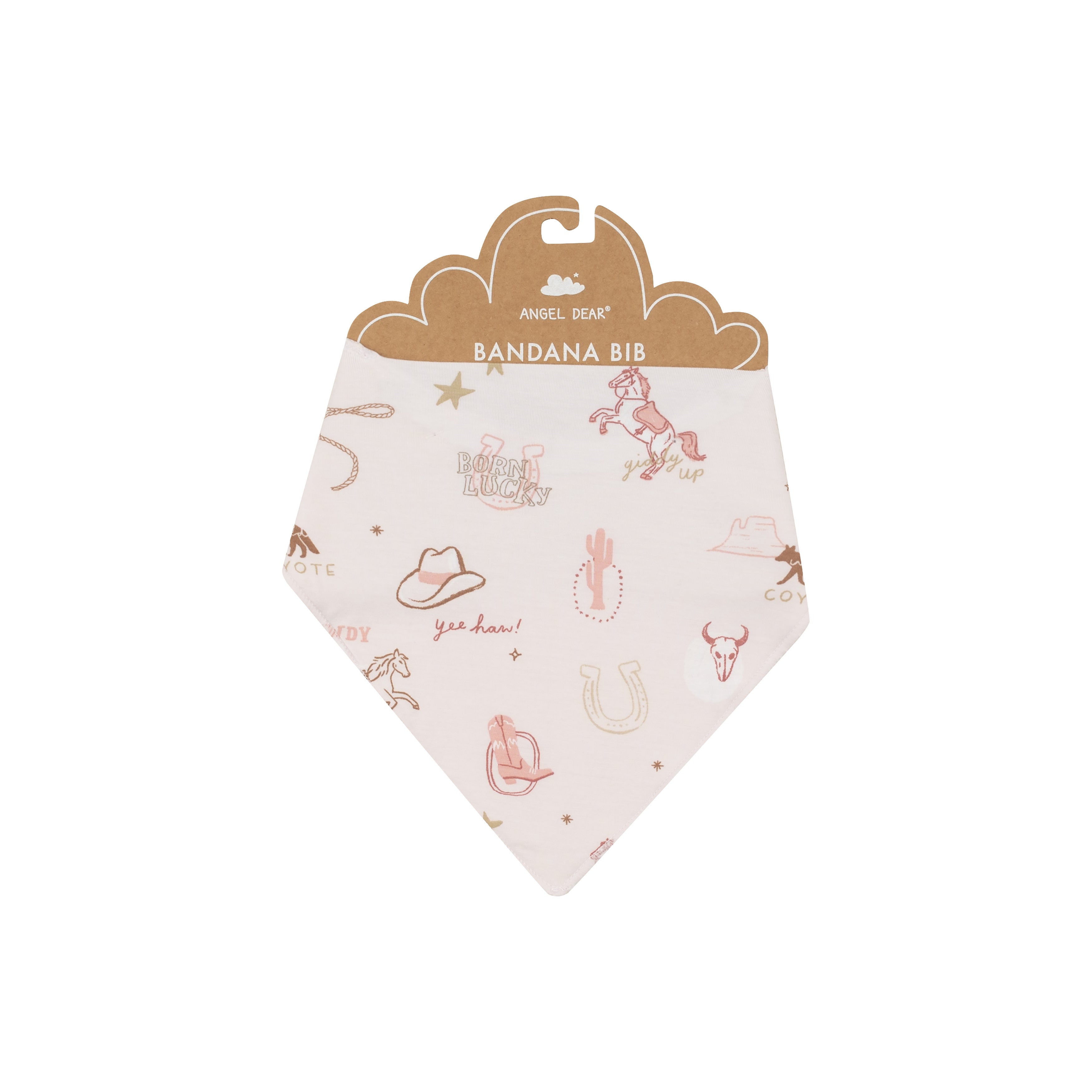 Bandana Bib - Wild West Pink