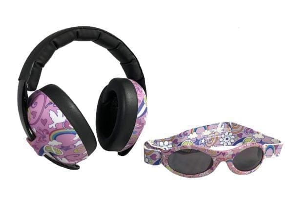 Baby Earmuffs & Sunglasses Combo Set