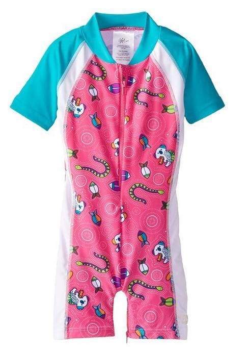 Toddler 2/2t/3 One Piece Uv Swimsuit