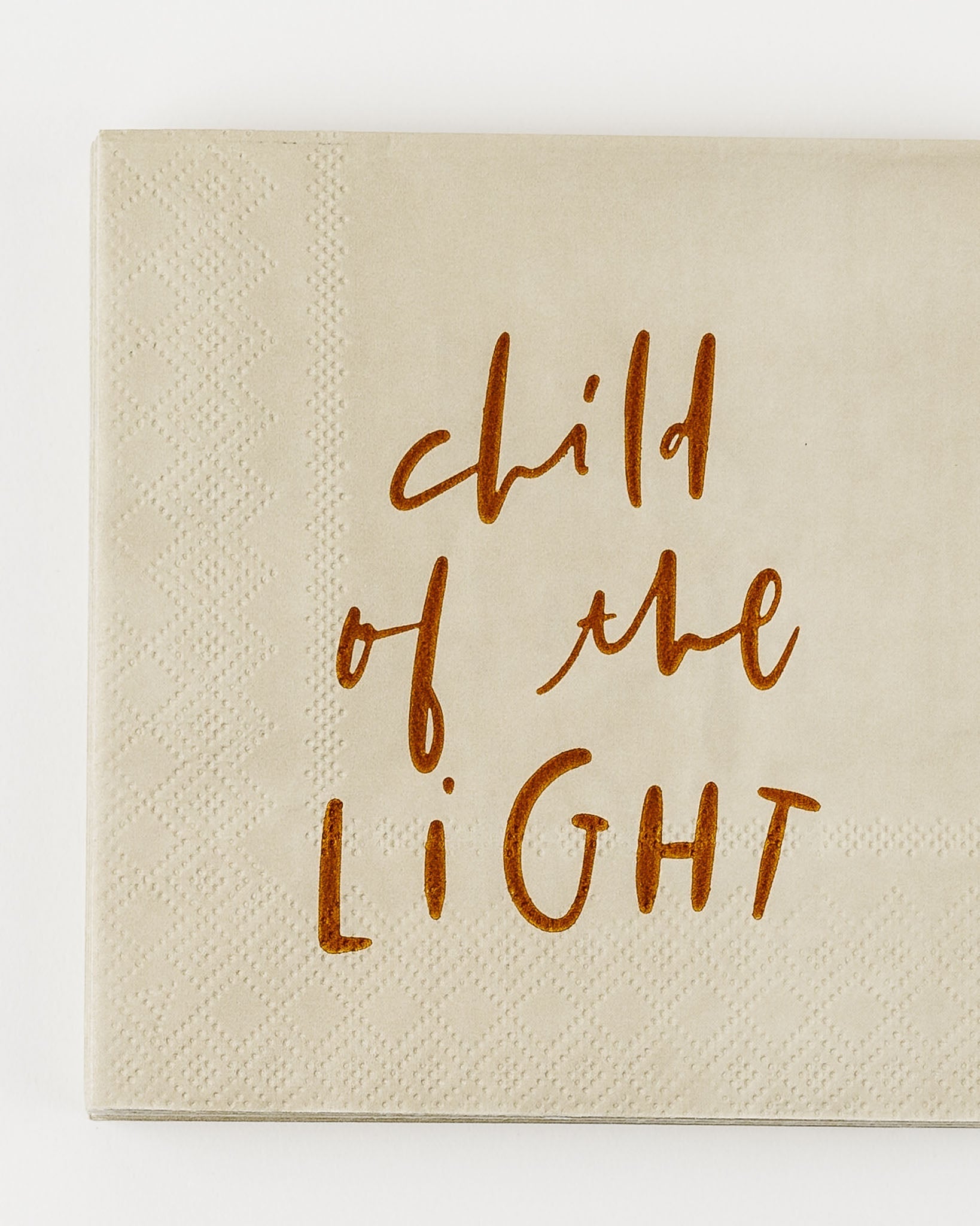 Child Of The Light Cocktail Napkins