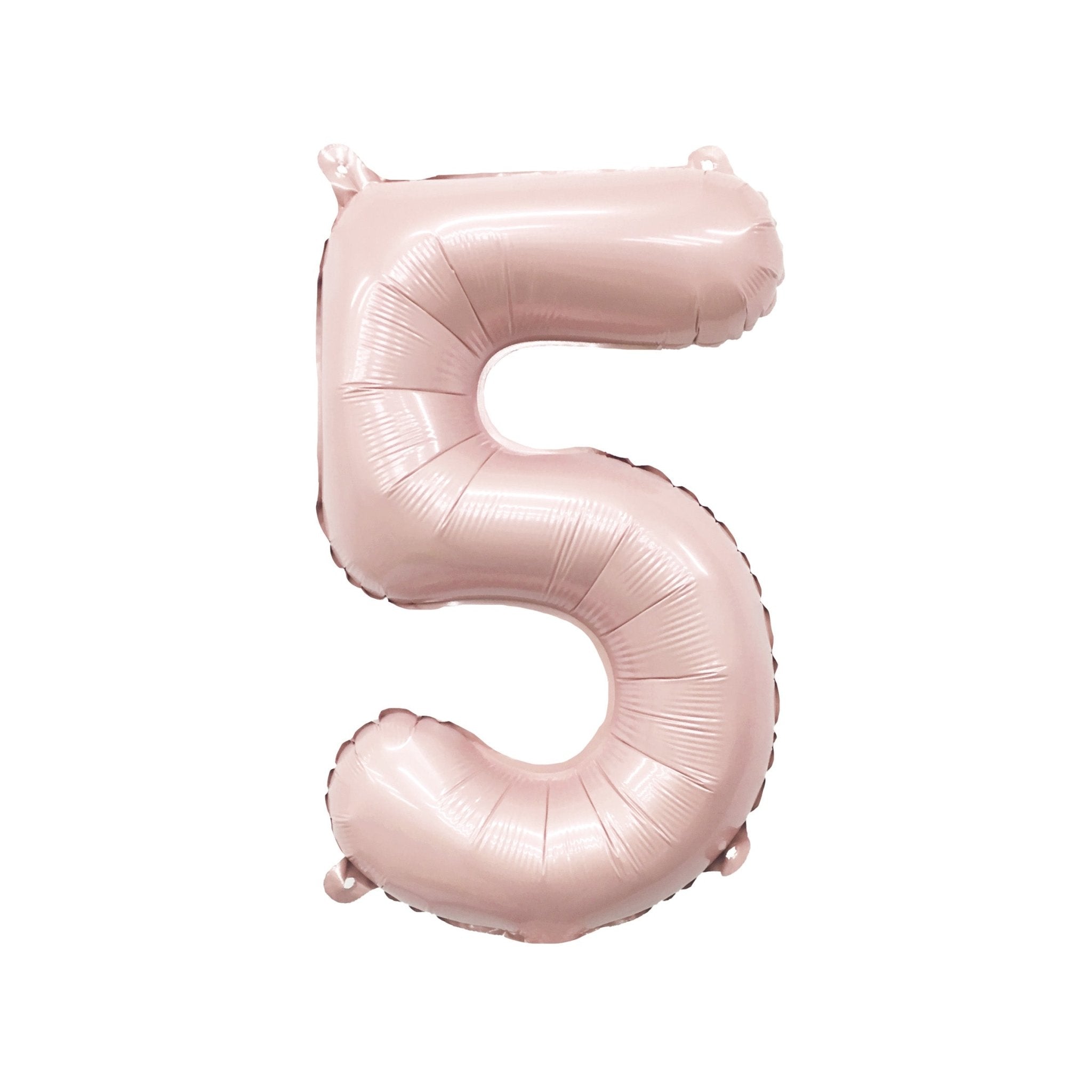 Blush Mylar Number Balloon