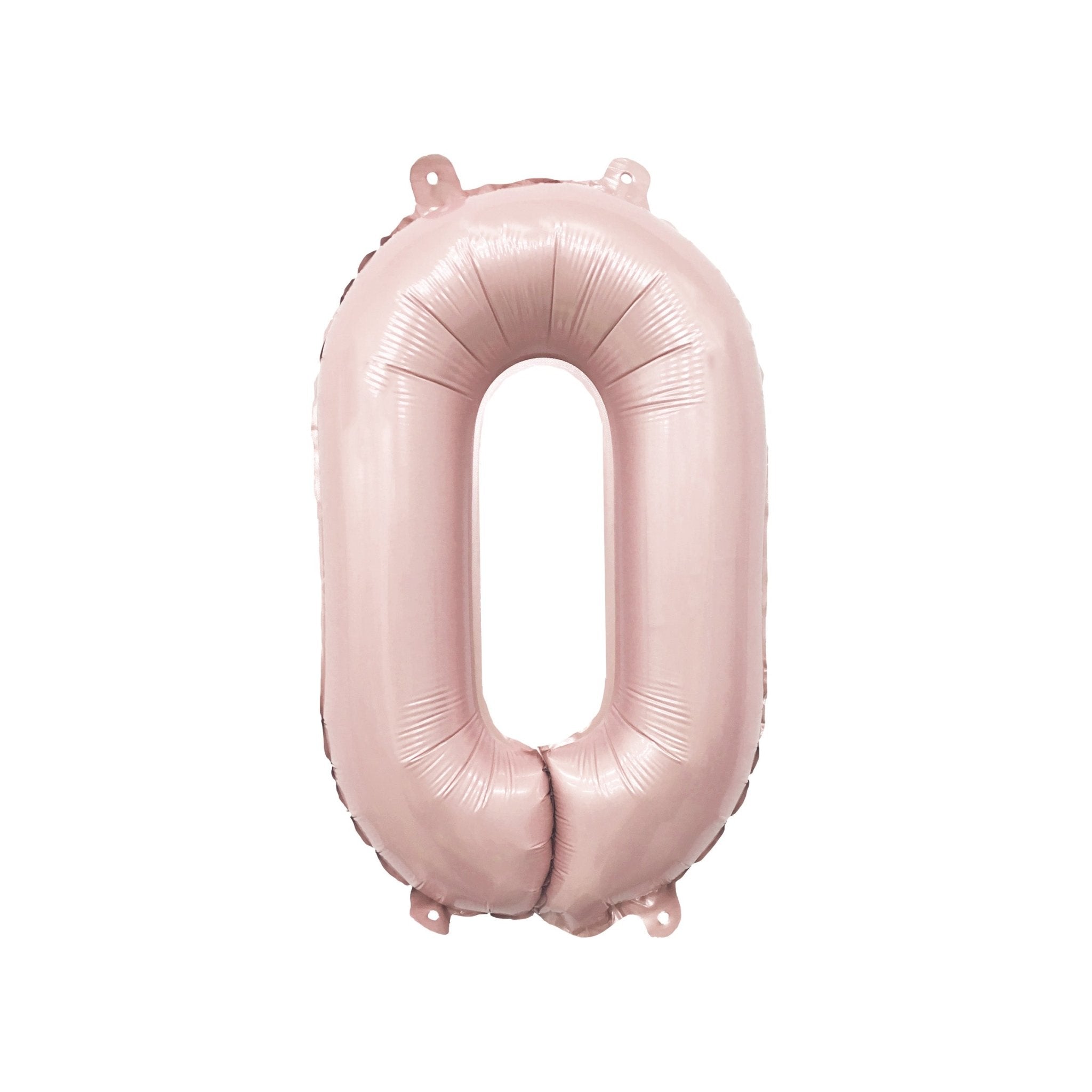 Blush Mylar Number Balloon
