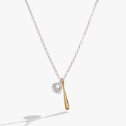 Ballgame Duo Charm Pendant Necklace