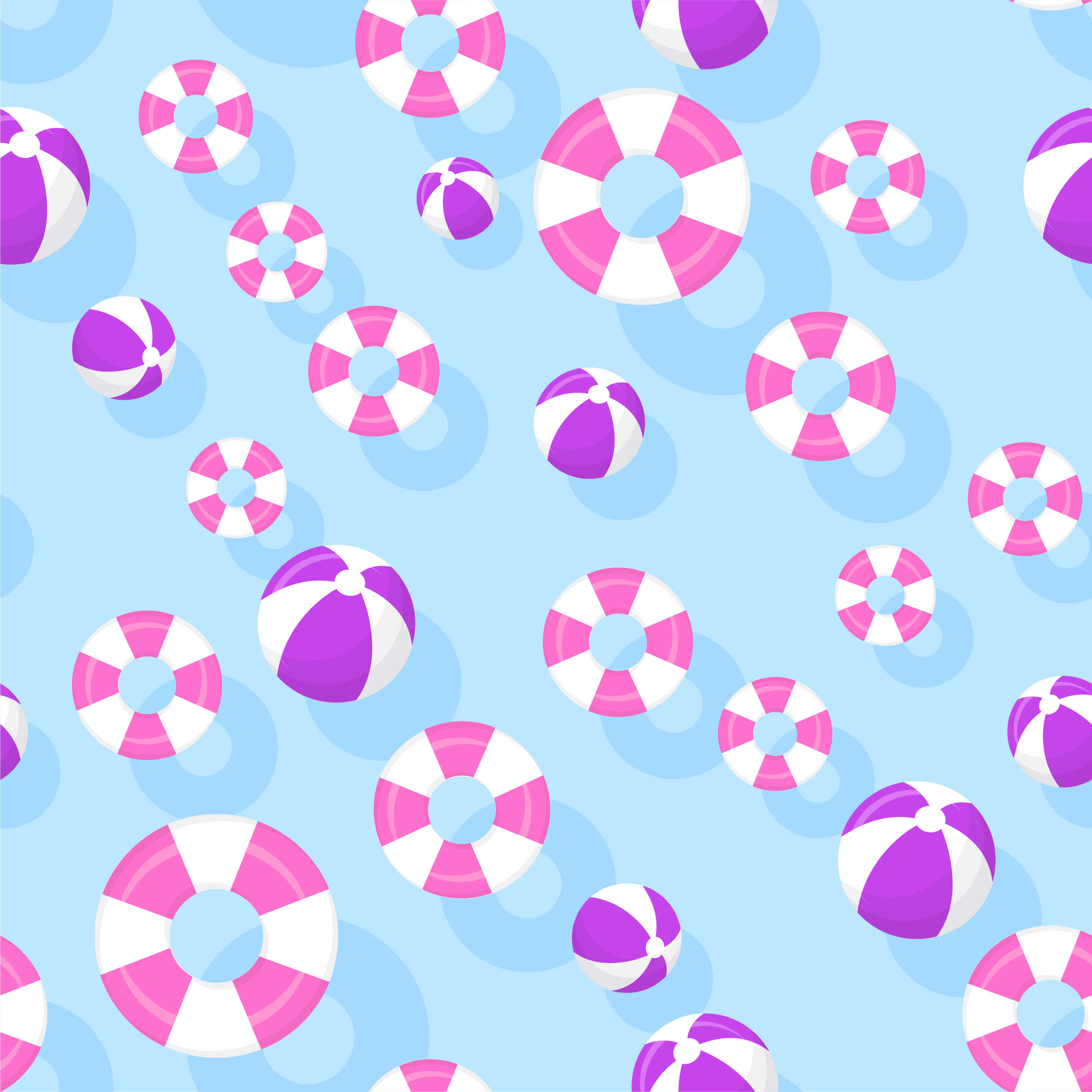 Hamptons Pool Party Pink Zippered Romper