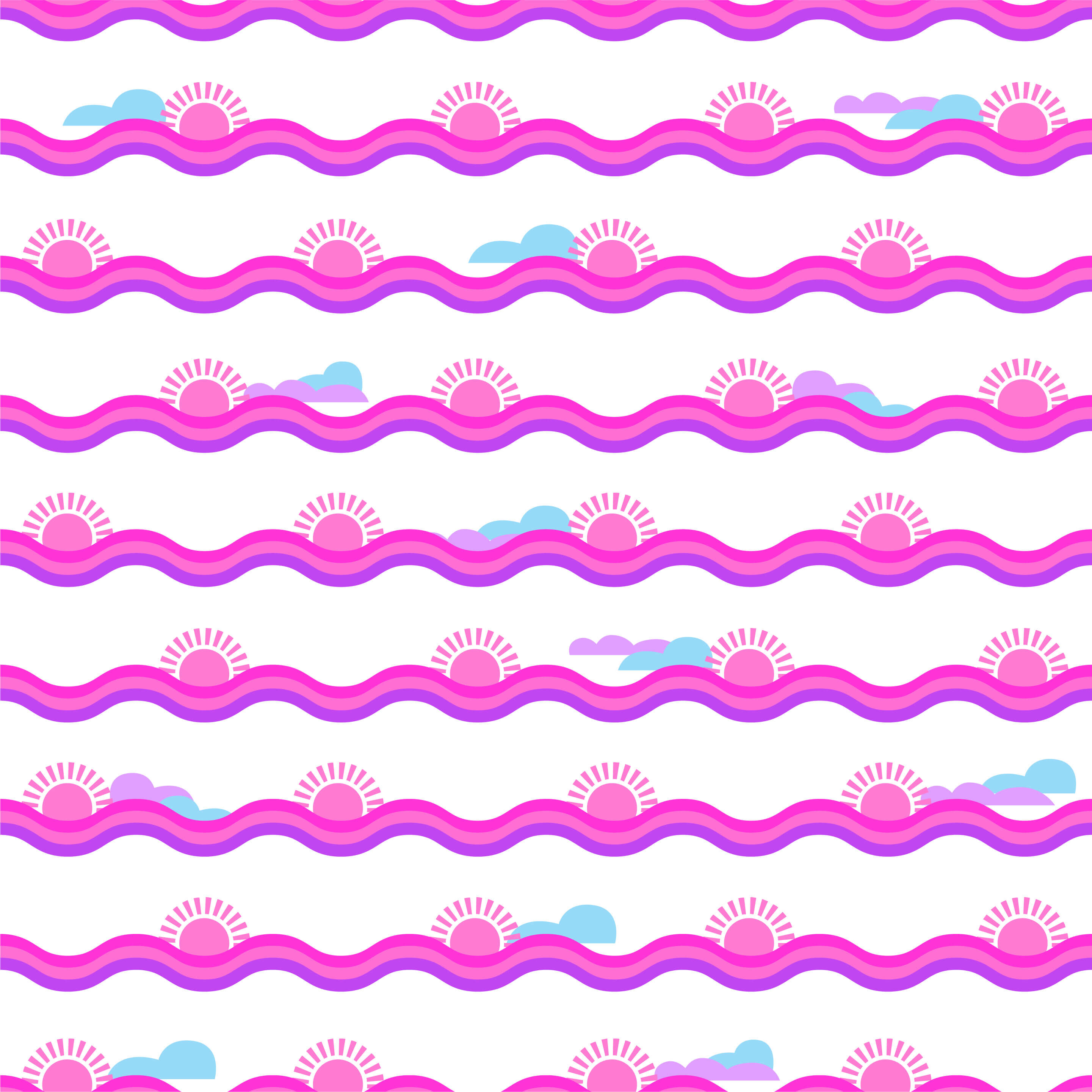 Hamptons Sunset Zippered Romper