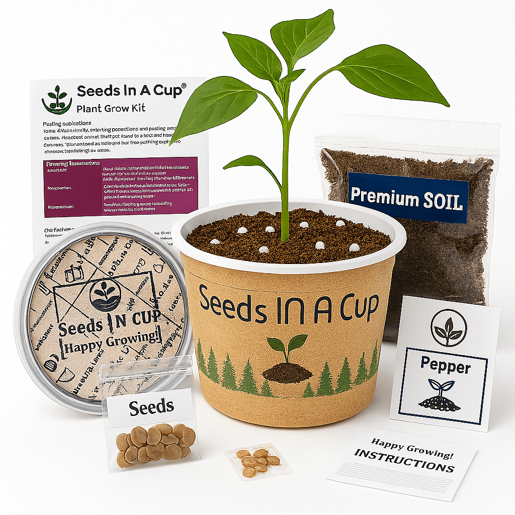 Bell Pepper | Plant Seed Starter Grow Kit |