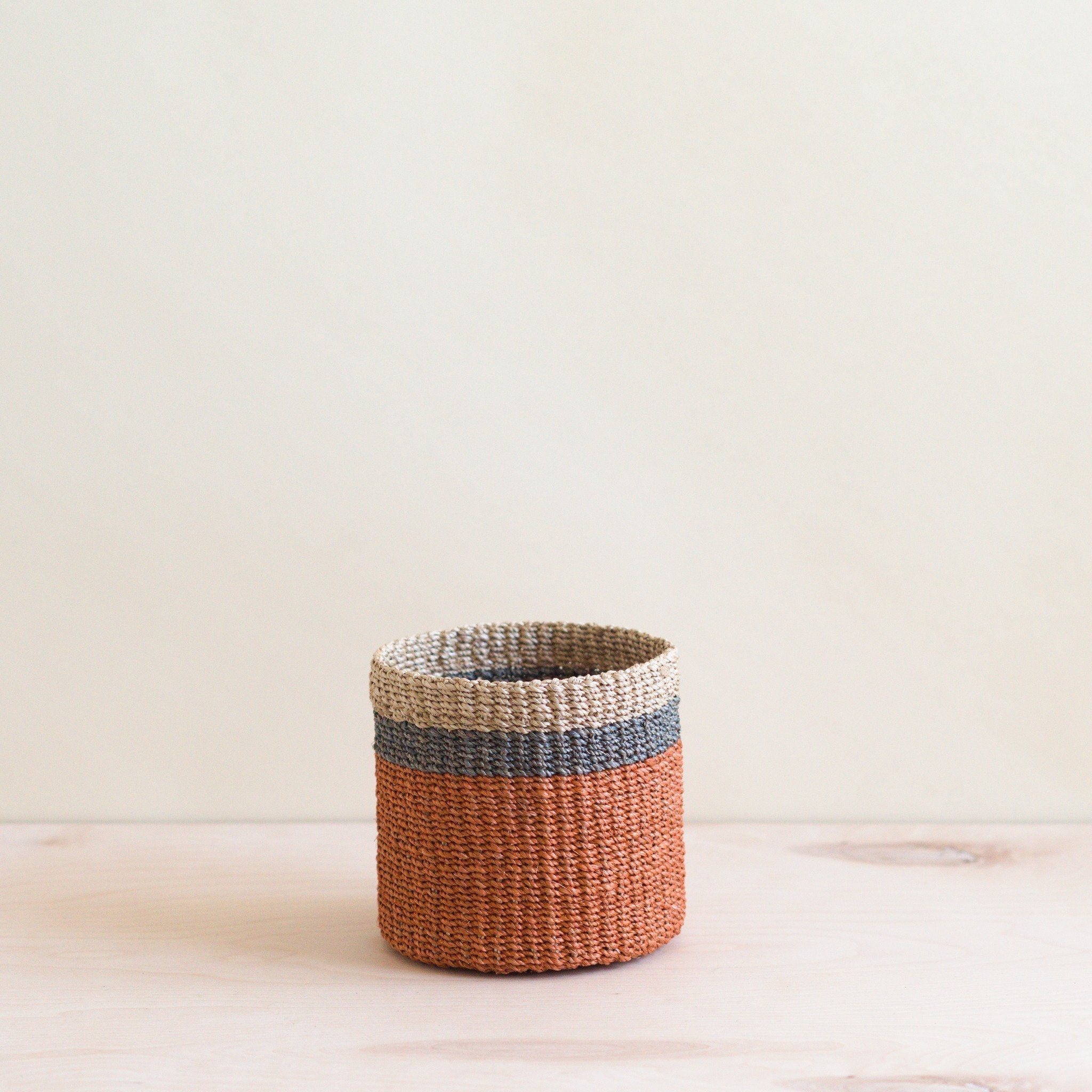 Coral Tabletop Mini Basket - Handwoven Baskets | Likhâ