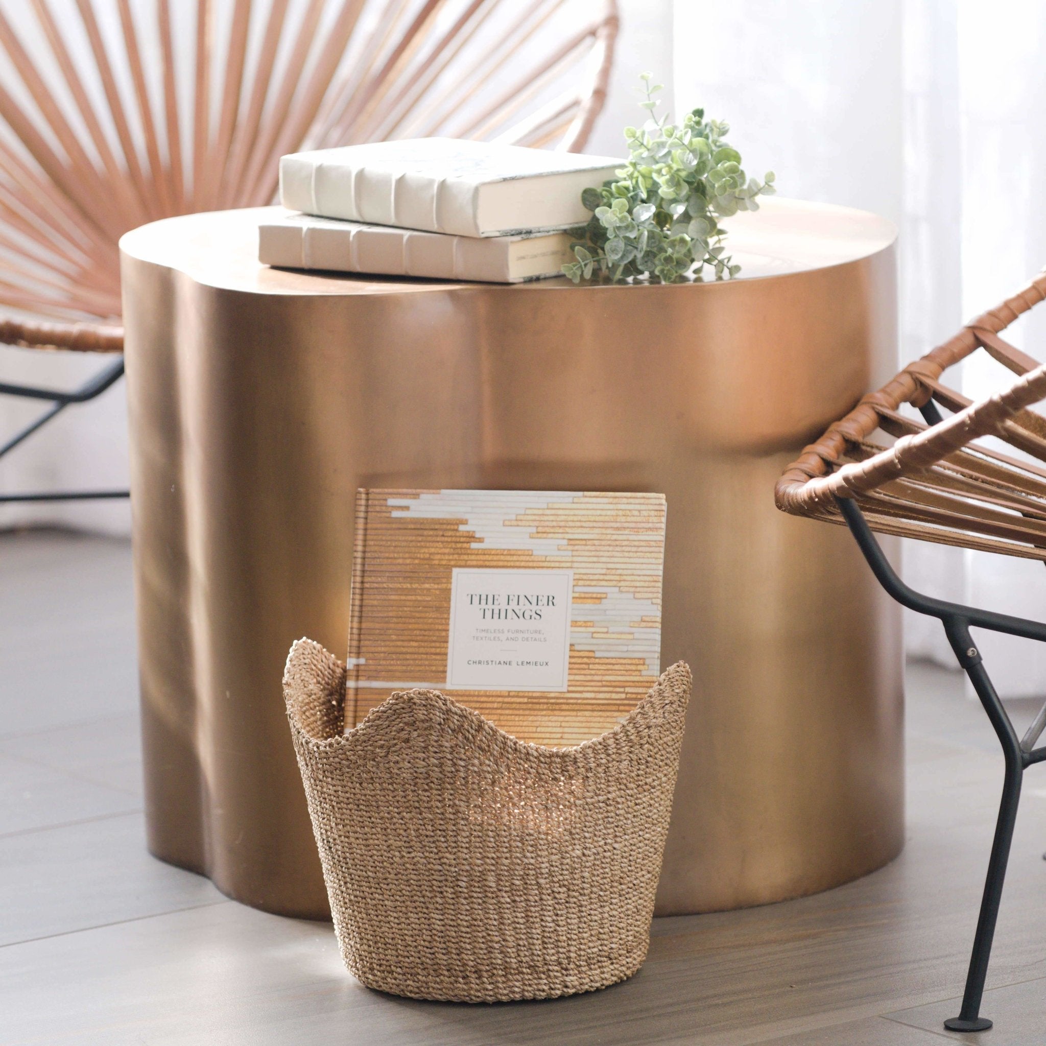 Natural Scallop Basket - Planter Basket | Likhâ