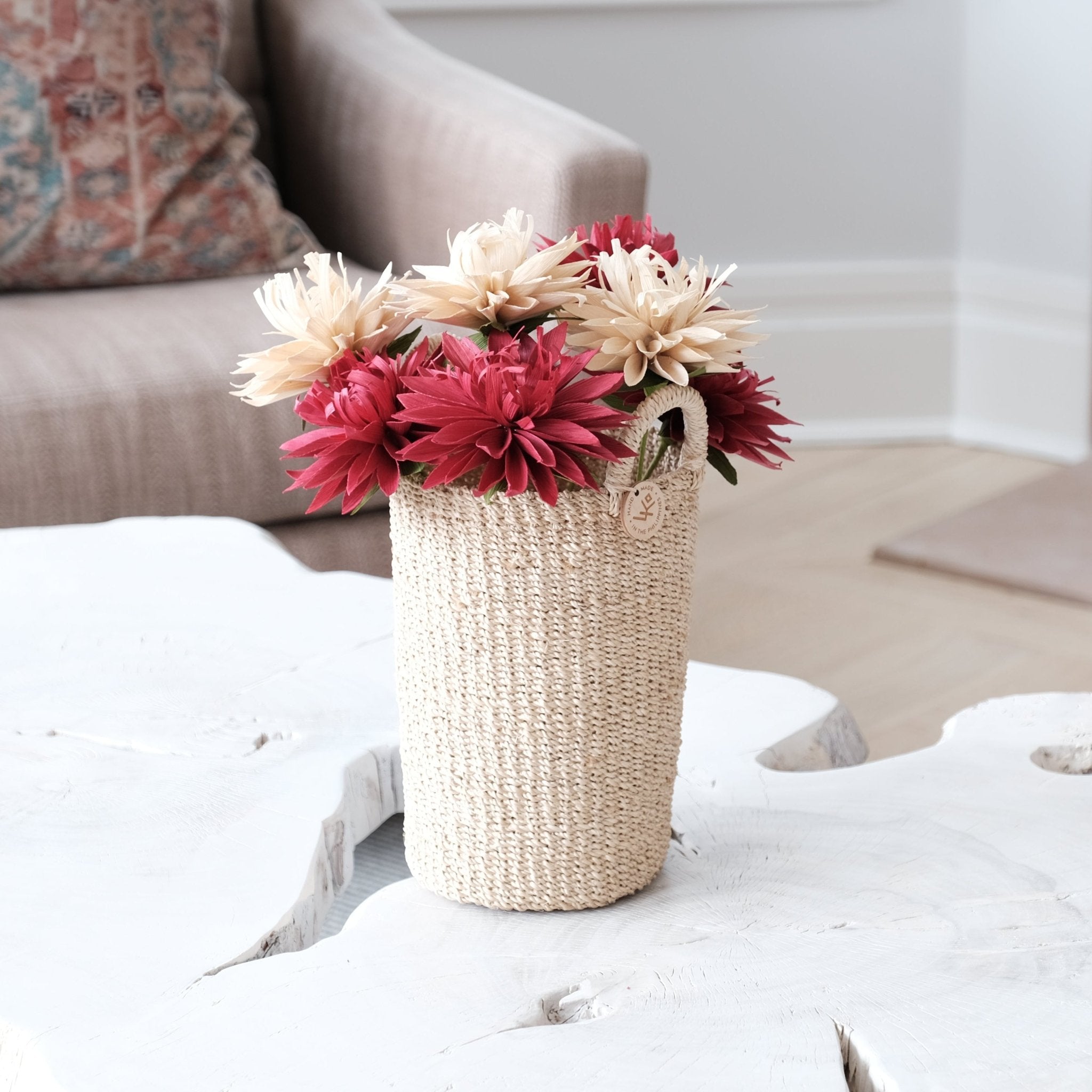 Natural Vase Basket - Handmade Baskets | Likhâ