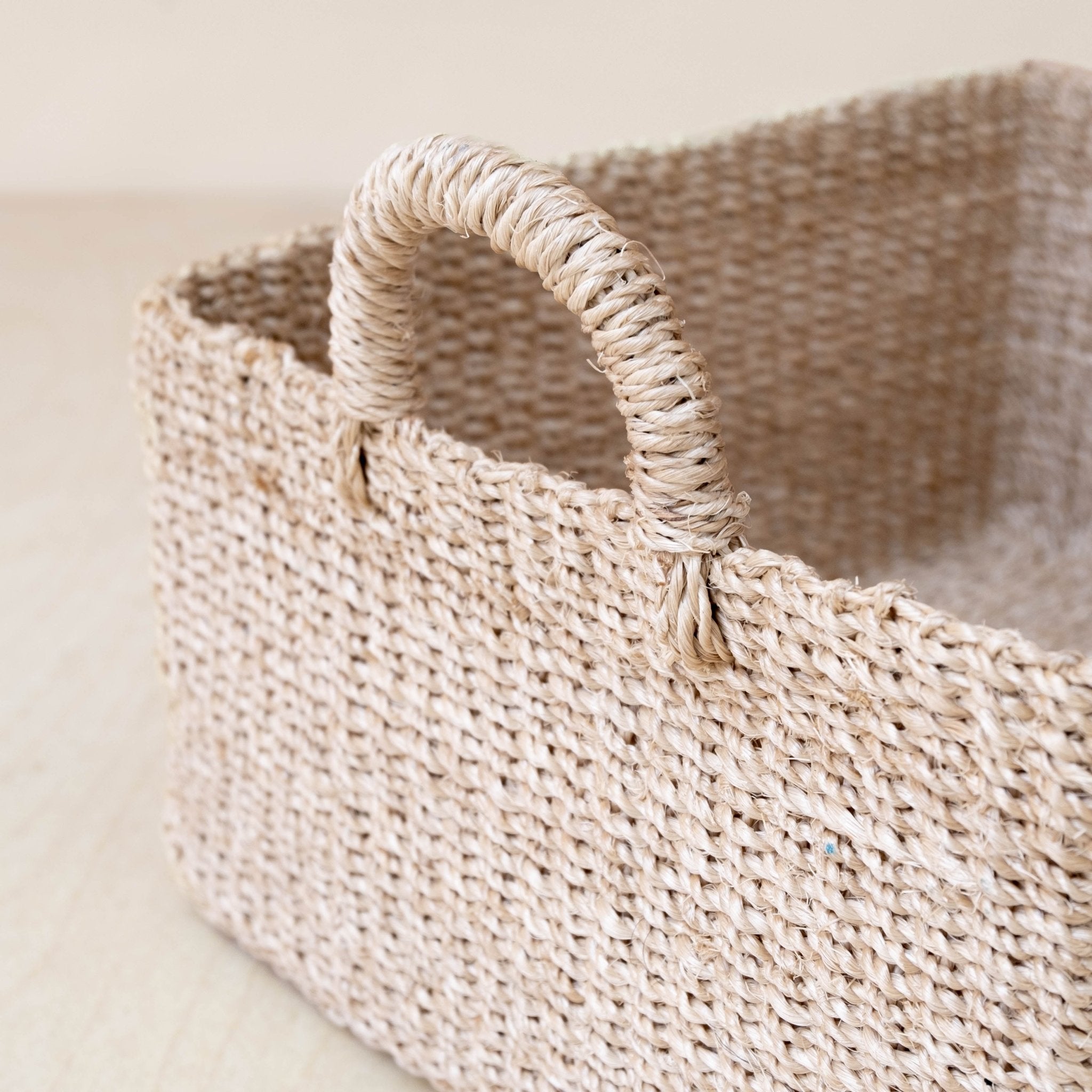 Square Tabletop Basket - Weave Basket | Likhâ