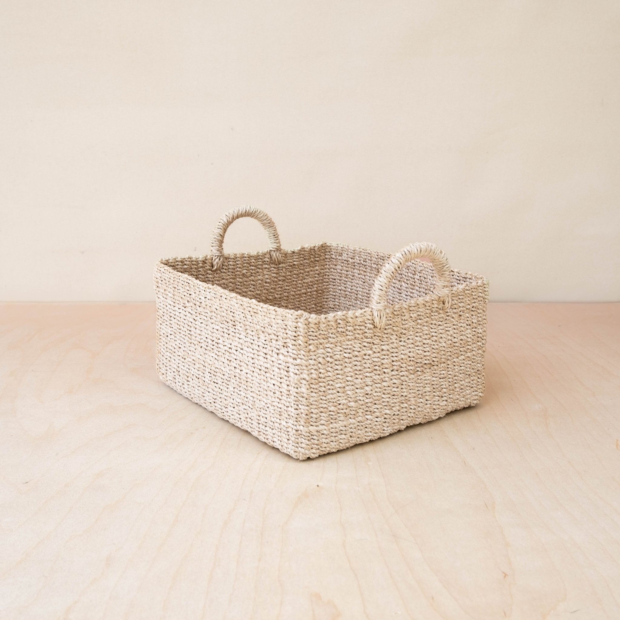 Square Tabletop Basket - Weave Basket | Likhâ