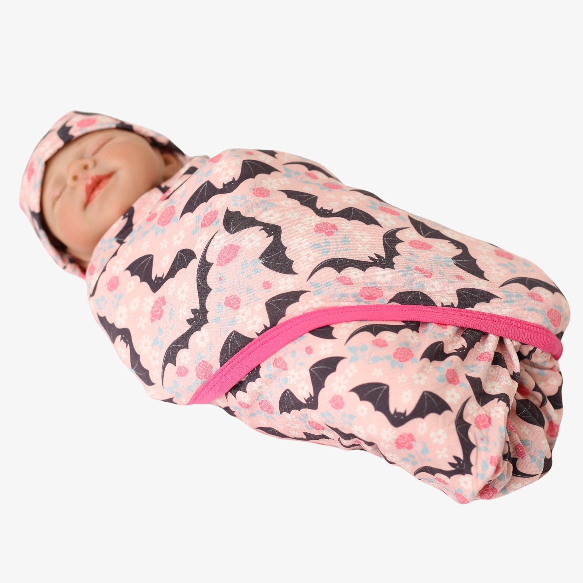 Batty Blossoms Swaddle