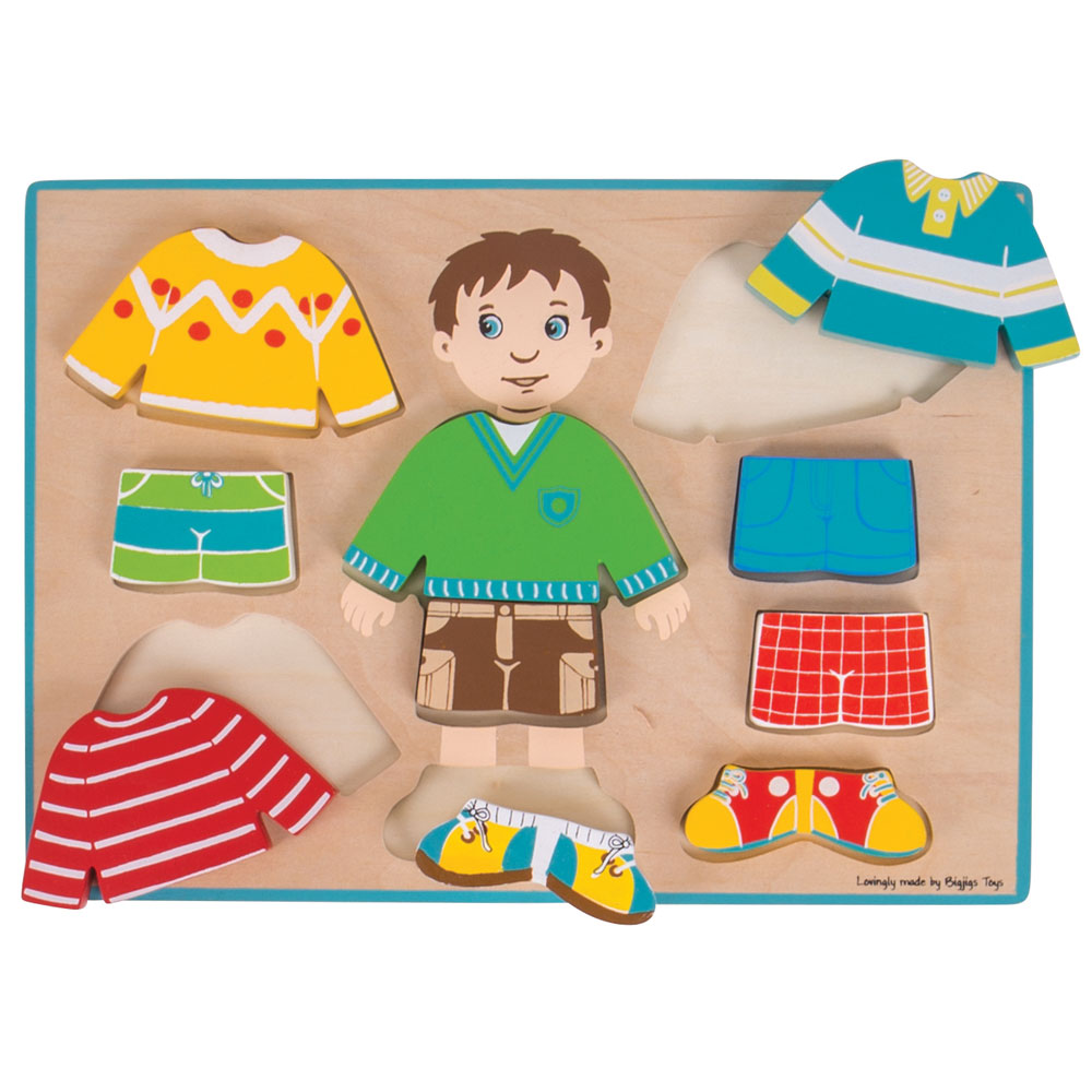 Dressing Boy Puzzle By Bigjigs Toys Us