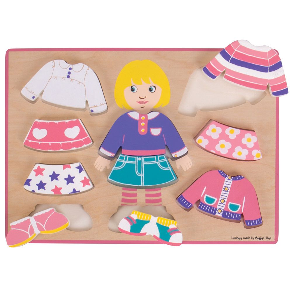 Dressing Girl Puzzle By Bigjigs Toys Us