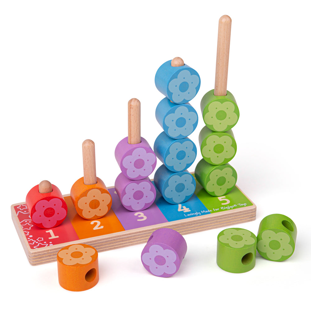 First Flower Stacker By Bigjigs Toys Us