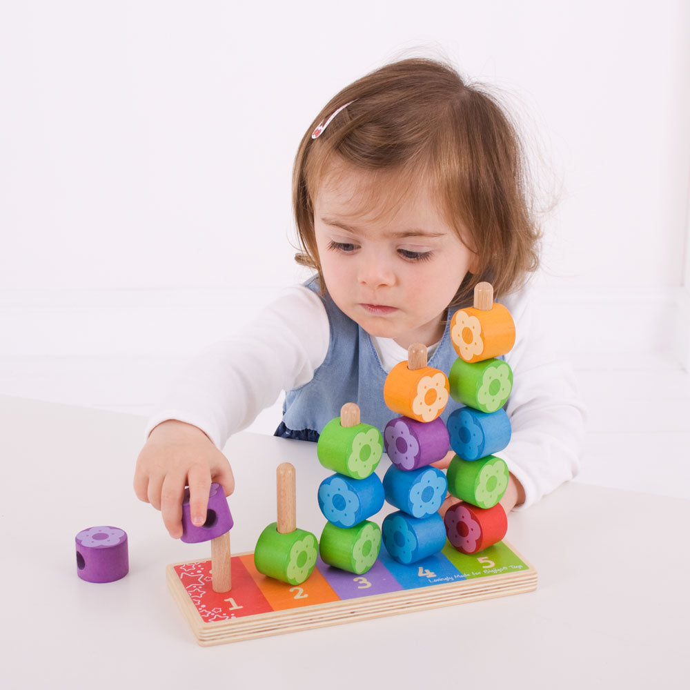 First Flower Stacker By Bigjigs Toys Us