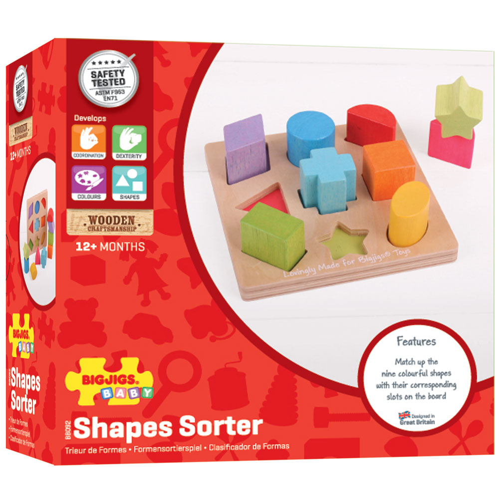 First Shapes Sorter By Bigjigs Toys Us