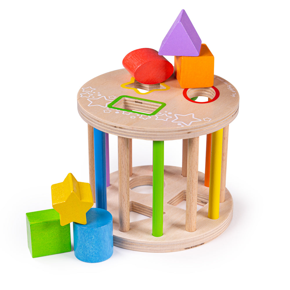 First Rolling Shape Sorter By Bigjigs Toys Us