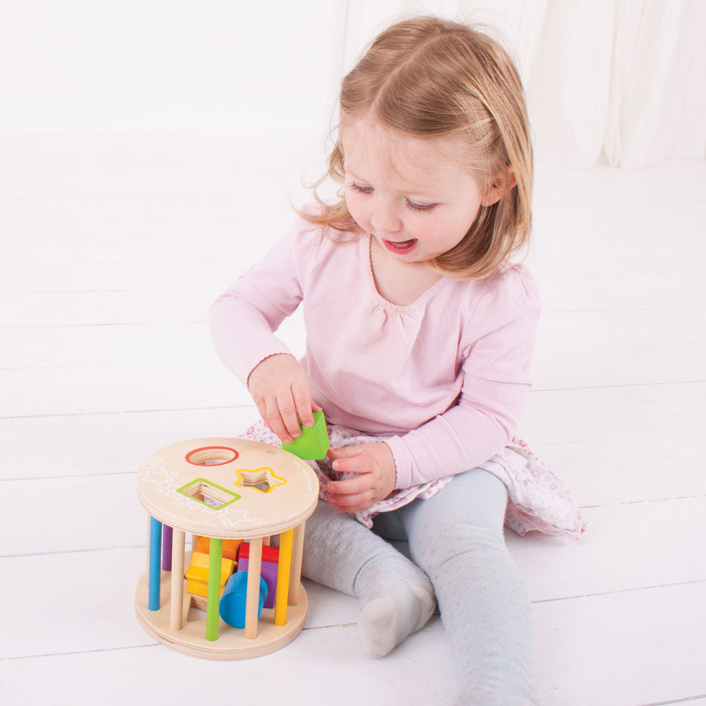 First Rolling Shape Sorter By Bigjigs Toys Us